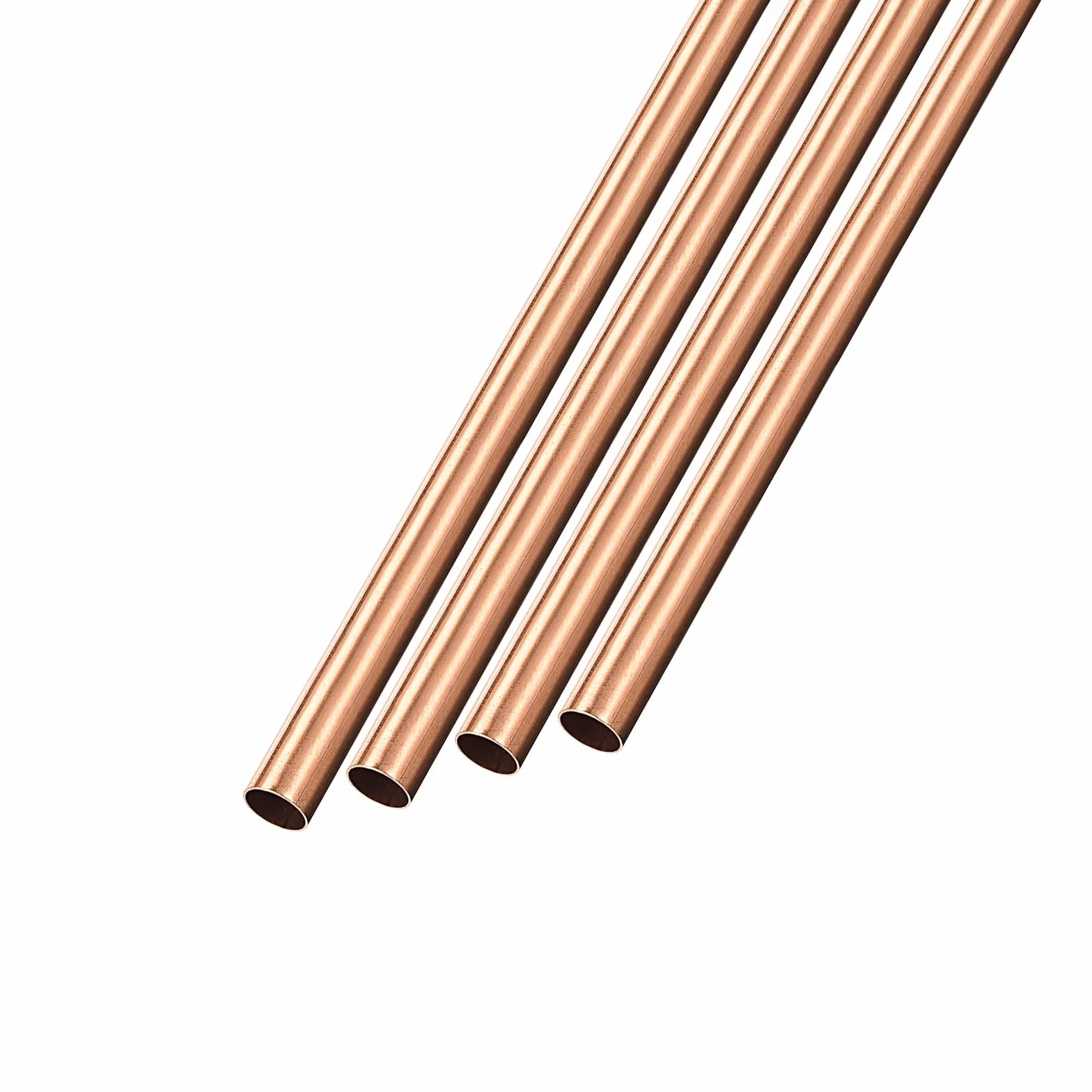 Rurka miedziana 6mm OD x 0,2mm ściana x 300mm 4 szt. prosta rura
