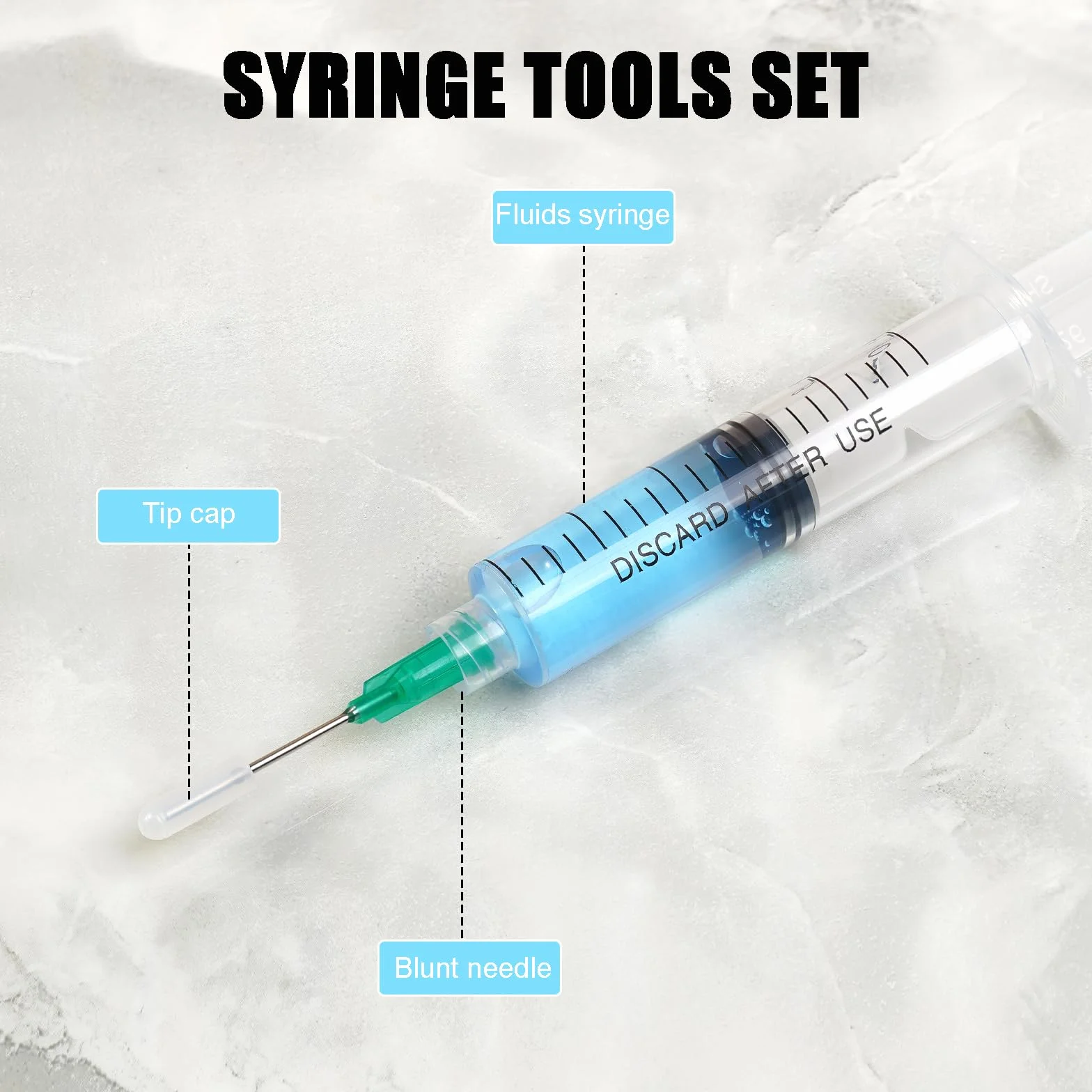 Strzykawka czysta igła i nasadka 1 ml, 3 ml, 5 ml, 10 ml, 20 ml, strzykawki, 14 g, 16 g, 18 g, 20 g, 25 g czyste igły i nasadki strzykawkowe, do pielęgnacji przemysłowej, pomiaru płynów