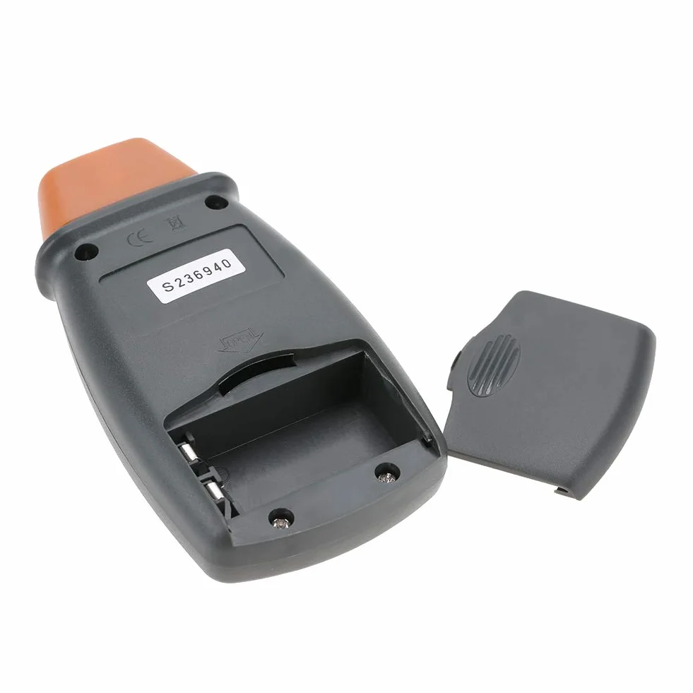 Bezdotykowa torba dt-2234c + laserowy miernik prędkościomierz cyfrowy LCD foto obrotowy mini wyświetlacz prędkości obrotowej silnik obrotowy z 3 paskami odblaskowymi