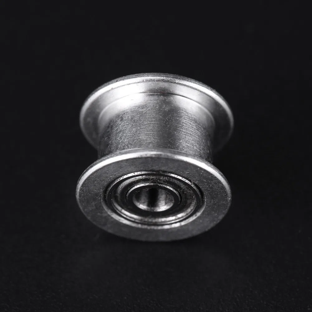 Aluminiowe koło pasowe rozrządu do drukarki 3D - 5-częściowy zestaw, 2GT, otwór 3 mm/5 mm, 16/20/zęby bezzębne, szerokość paska 6 mm/10 mm (W6 mm 16T otwór 3 bezzębny)