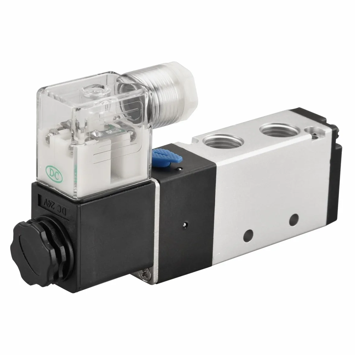 Heschen elektryczny zawór elektromagnetyczny 4V210-08 DC 24 V PT 1/4 5-drożny 2 pozycje