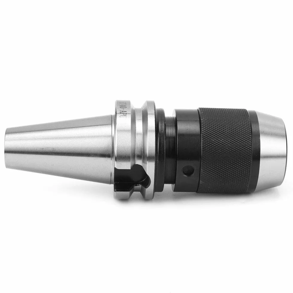 AUNMAS Uchwyt Wiertarski BT40 Uchwyt Narzędziowy CNC ze Stali Węglowej Zakres Mocowania od 1 do 16 Mm Konstrukcja Samozaciskowa Dokładność 0,15 dla Użytkowników Frezarek i Maszyn CNC (BT40-APU13)