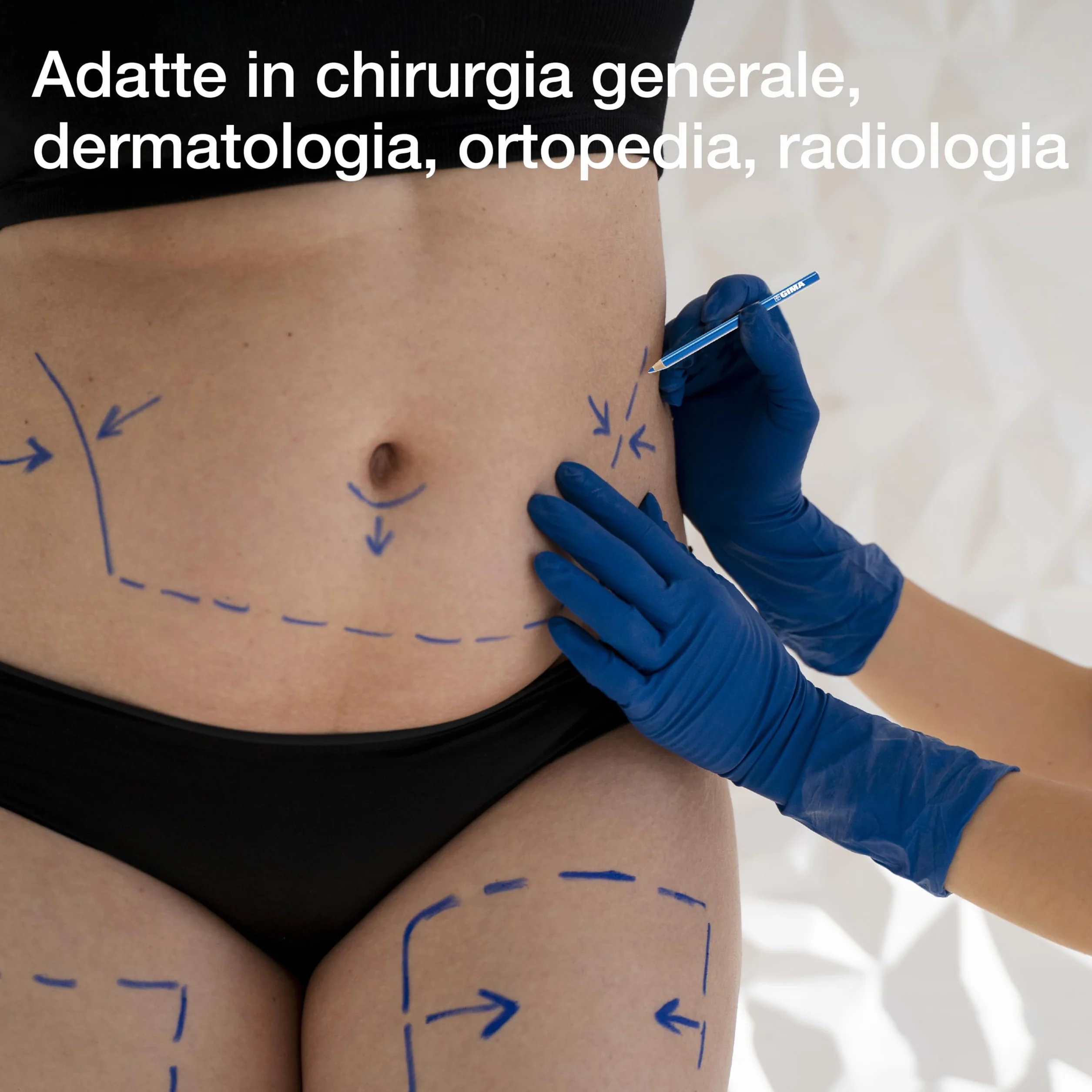 GIMA pisak dermatologiczny 6 sztuk różne kolory