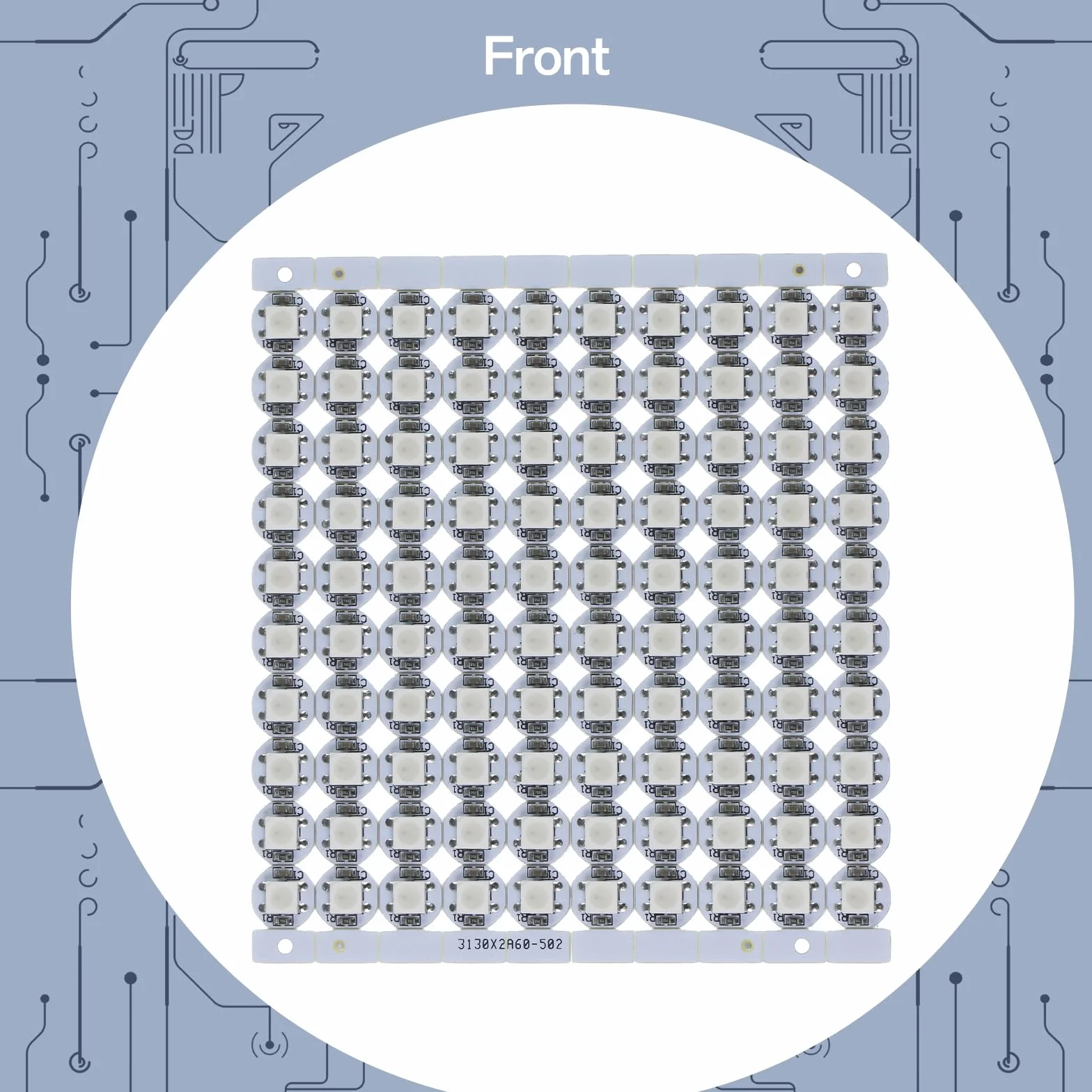 Panel LED WS2812B RGB-IC, 10x10 100 diod Matrix 5050 SMD, indywidualnie adresowalny panel LED dla Raspberry Pi, Arduino, projekty DIY