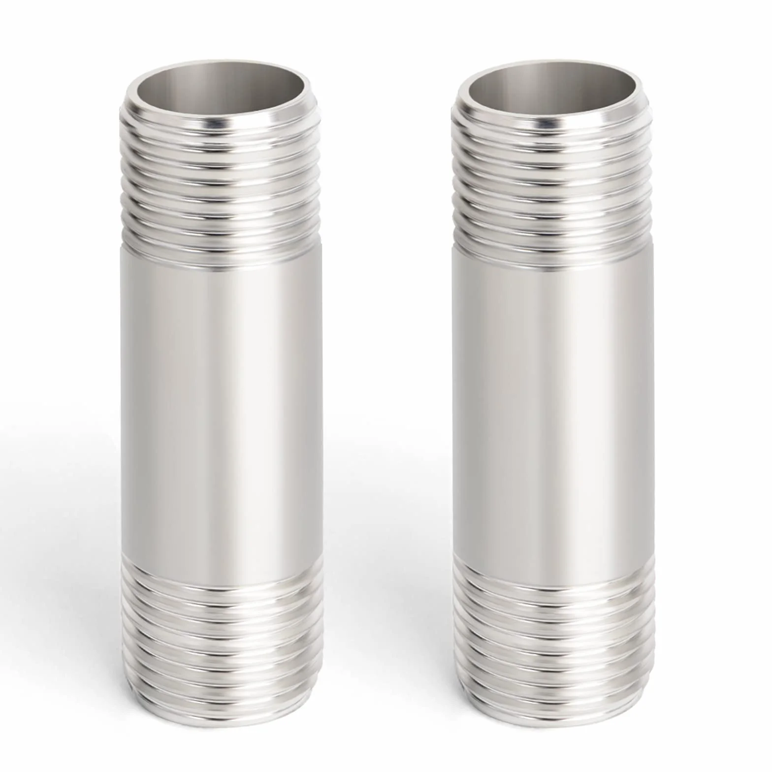 2 szt. 50 mm 1 "x 1" męski BSP odlewana rura 304 przewody rurowe ze stali nierdzewnej