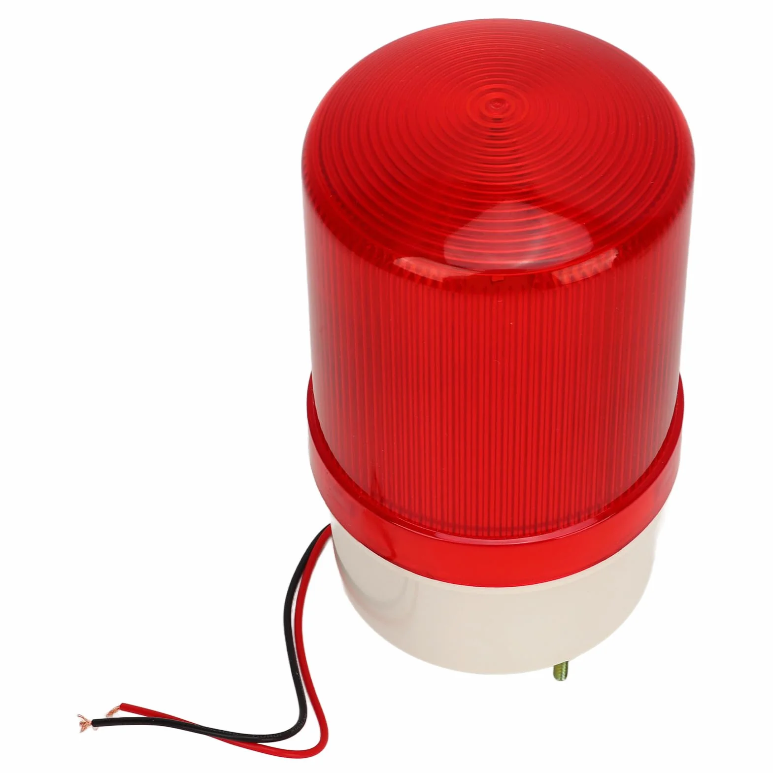 Przemysłowe światła Ostrzegawcze LED Strobe Beacon 120dB Czerwona Obrotowa o Dużej Głośności AC110V-120V z Brzęczykiem 90dB (24V)