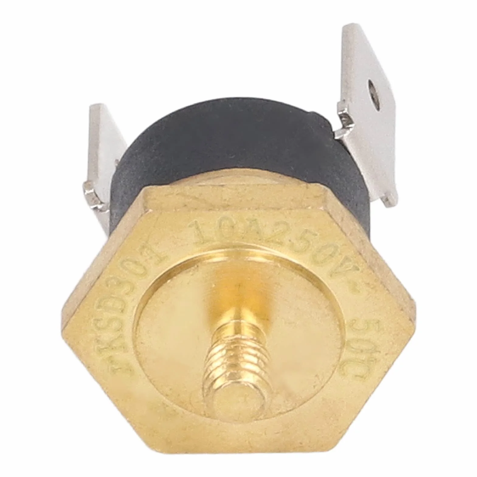 Ksd301 miedziany termostat do gwintu M4, 250 V, 5 sztuk, bimetalowa głowica, regulator temperatury, regulator temperatury (150℃)
