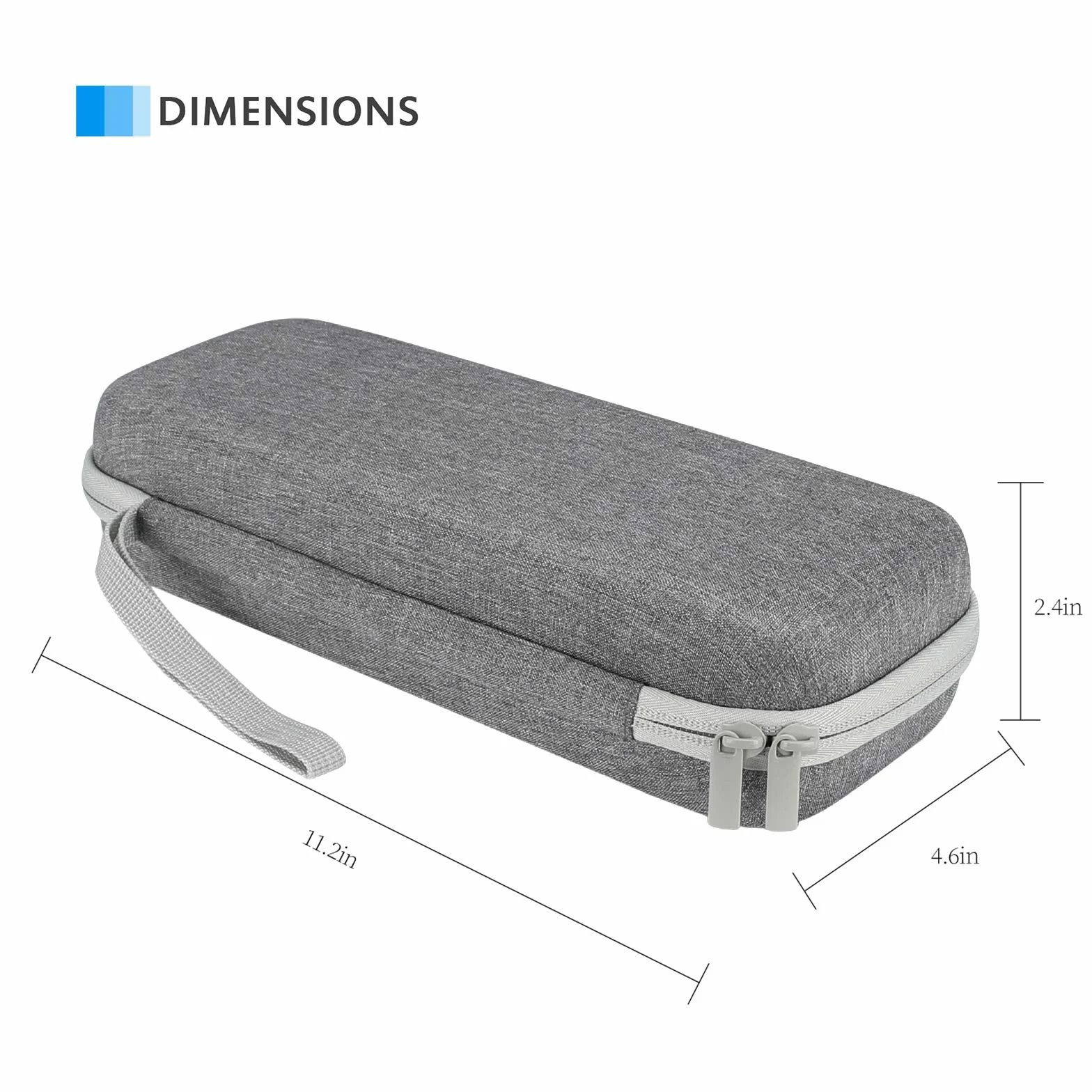 ProCase Futerał na stetoskop Littmann Classic/ADC/Dixie EMS, torba lekarska szary