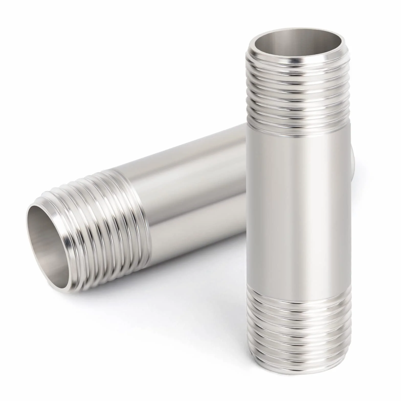 2 szt. 50 mm 1 "x 1" męski BSP odlewana rura 304 przewody rurowe ze stali nierdzewnej