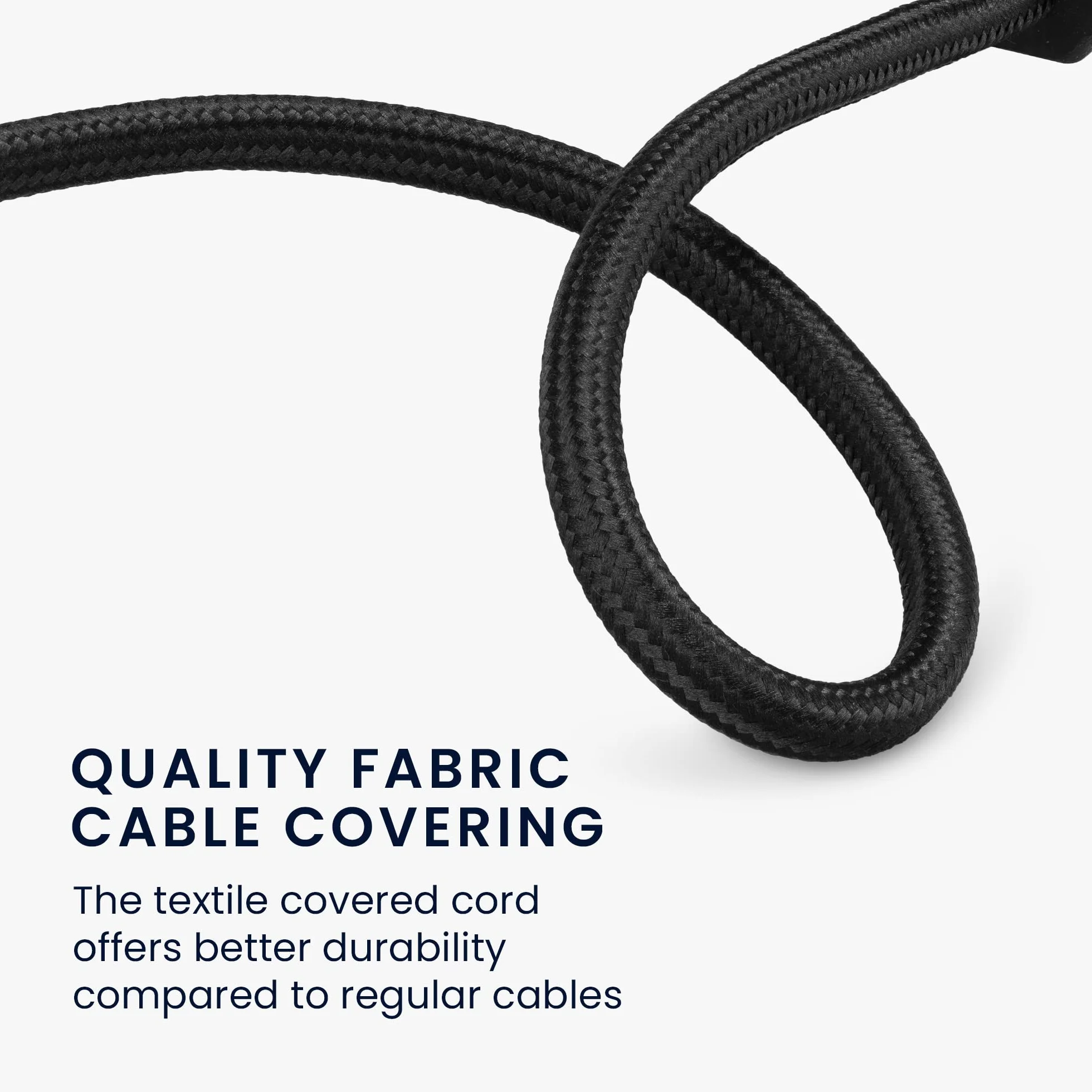kwmobile Oprawa lampa E27 z przełącznikiem - kabel tekstylny 5 m - oprawka E27 przewód zasilający z pierścieniem śrubowym przełącznik - zawieszenie lampa, czarny