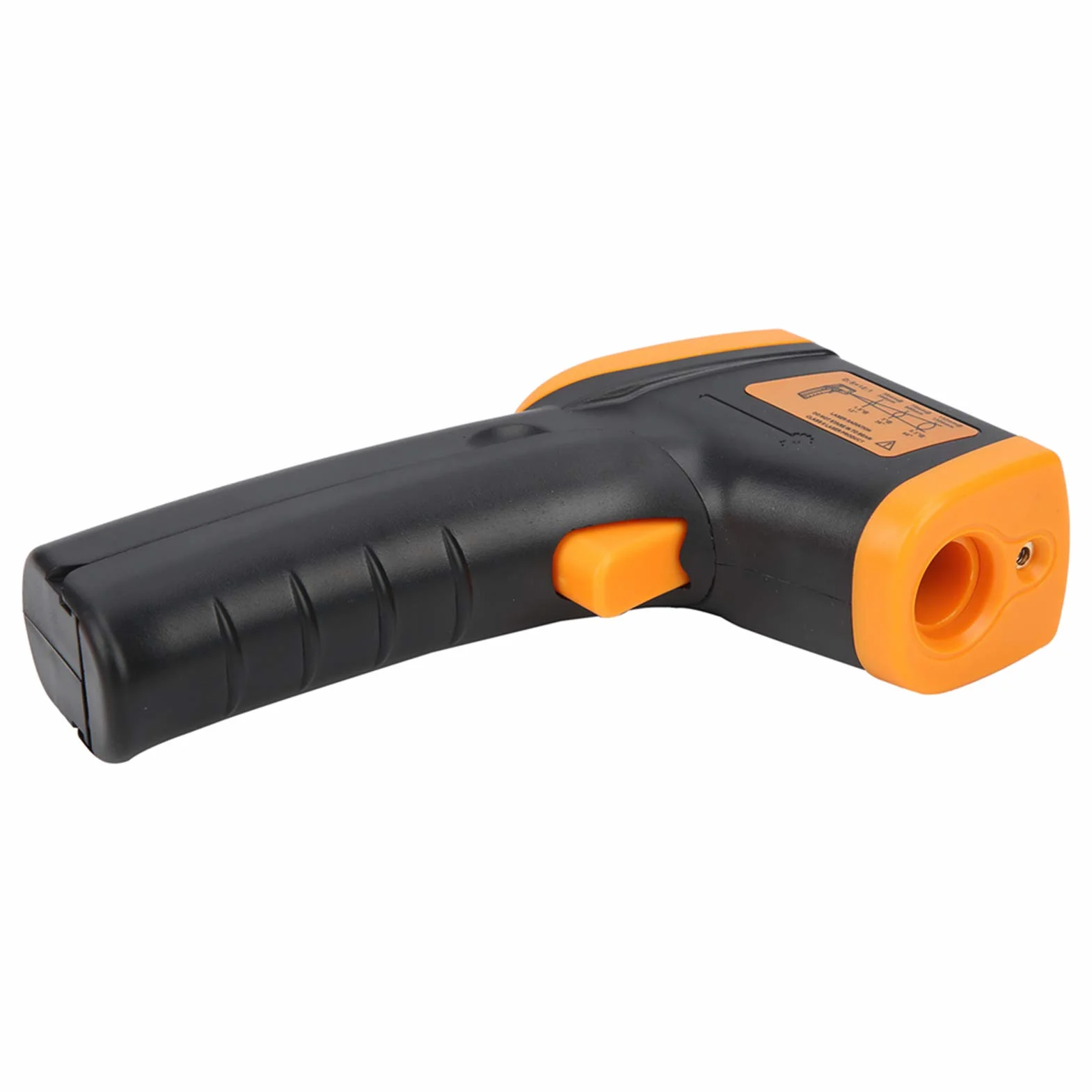 LCD Termometr na podczerwień Bezdotykowy Cyfrowy Pistolet do Pomiaru Temperatury Ręczny Miernik Temperatury Pistolet do Pomiaru Temperatury od -50 ℃ do 600 ℃ (Żółty)