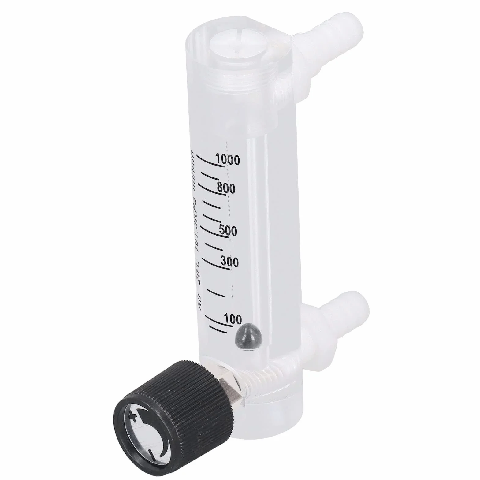 Miernik przepływu gazu Culnflun, tester Regulowany panel powietrzny Przepływomierz kontrolny 10-1000 ml min. Odporny materiał akrylowy do pomiaru gazu