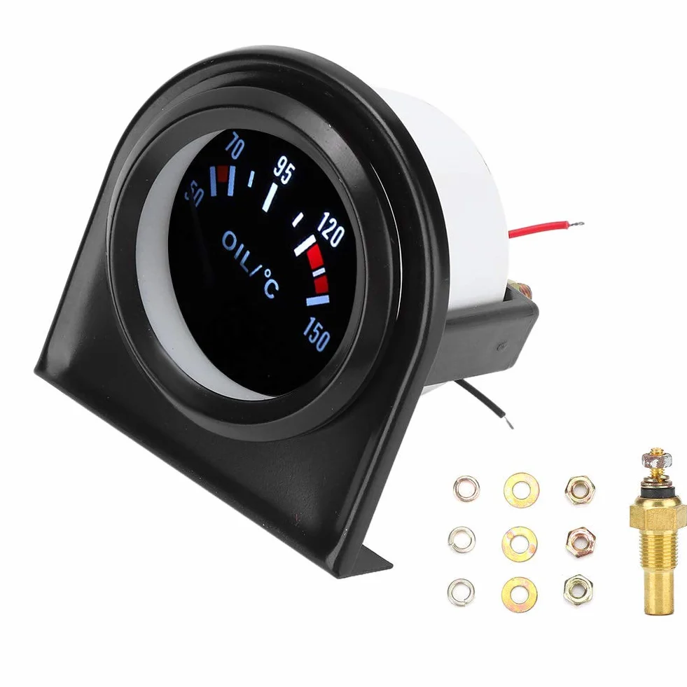 EVGATSAUTO Wskaźnik Temperatury 52 mm 2-calowy LED 50-150 ℃