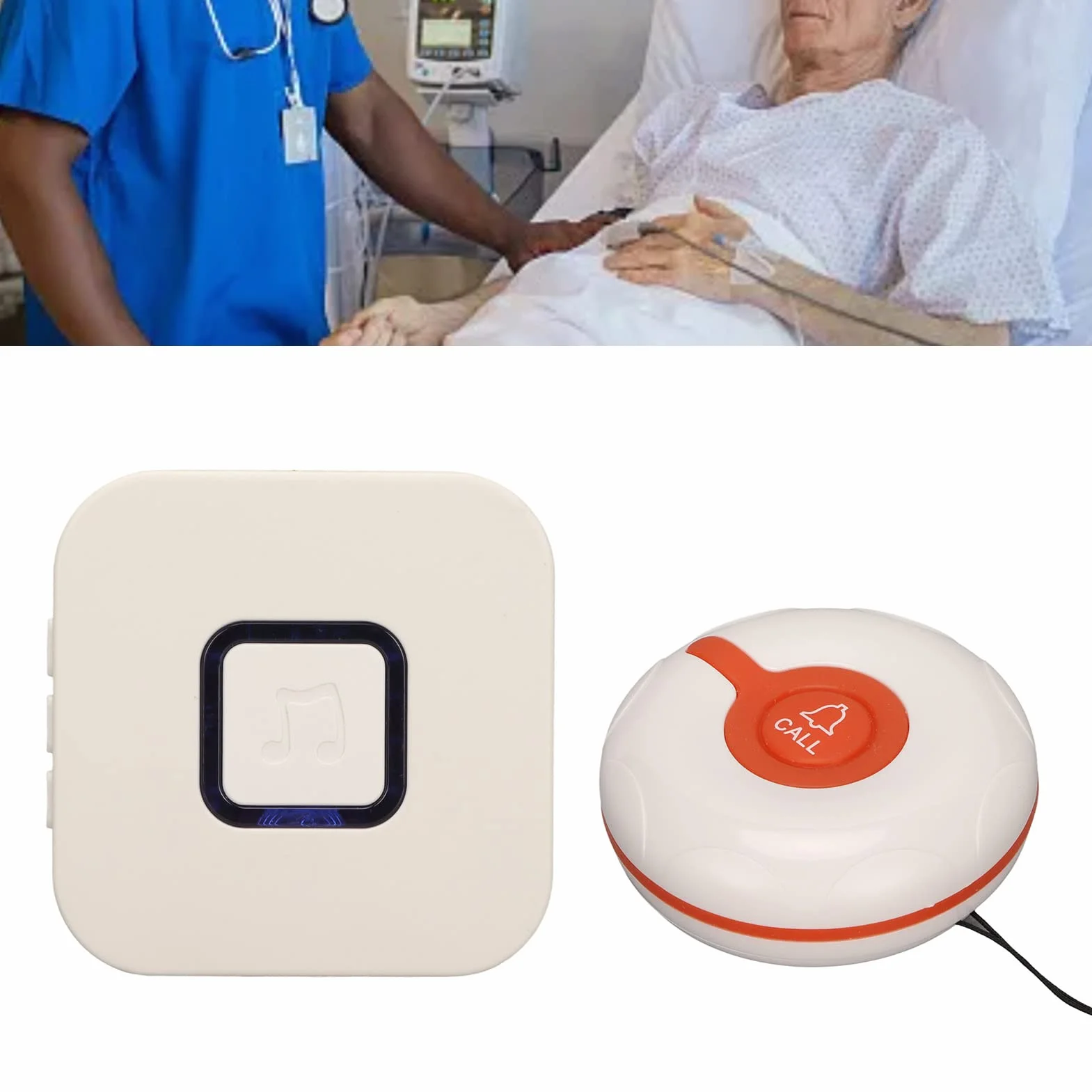 Pager Opiekuna Awaryjny System Monitorowania Starszych Dzieci 1 Odbiornik 1 Przycisk Wywołania 330 M