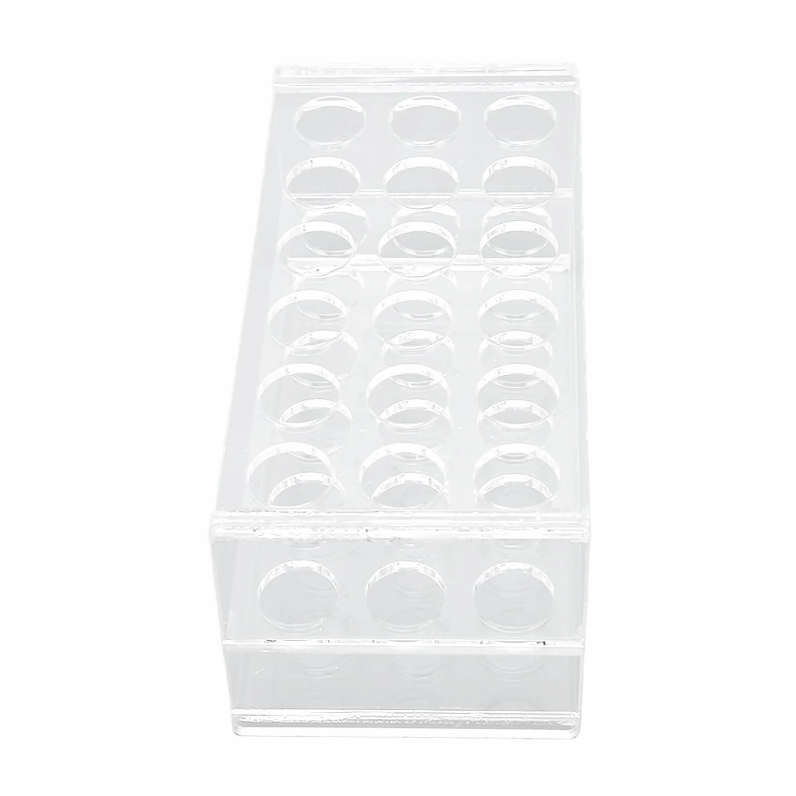 Akrylowy Stojak na Probówki do Probówek 17 Mm 18 Otworów Przezroczysty Stojak na Probówki Wirówkowe do Probówek 10 Ml 15 Ml