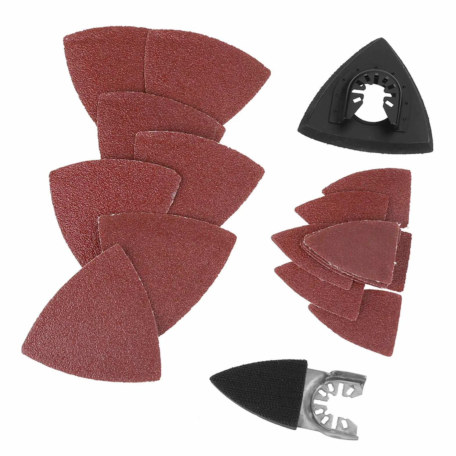 82 stücke Oszillierende Säge Schleifsatz Oszillierende Multi Tool Sand Pad für Stanley Multimaster