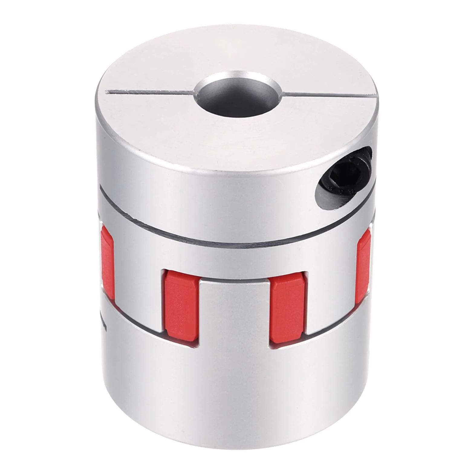 QUARKZMAN Aluminiowe sprzęgło wału, sprzęgło faliste 14 mm na 14 mm, elastyczne sprzęgło pająka, dł. 50 mm x śr. 40 mm, sprzęgło sosnowe, połączenie faliste do drukarki 3D DIY frezarki CNC