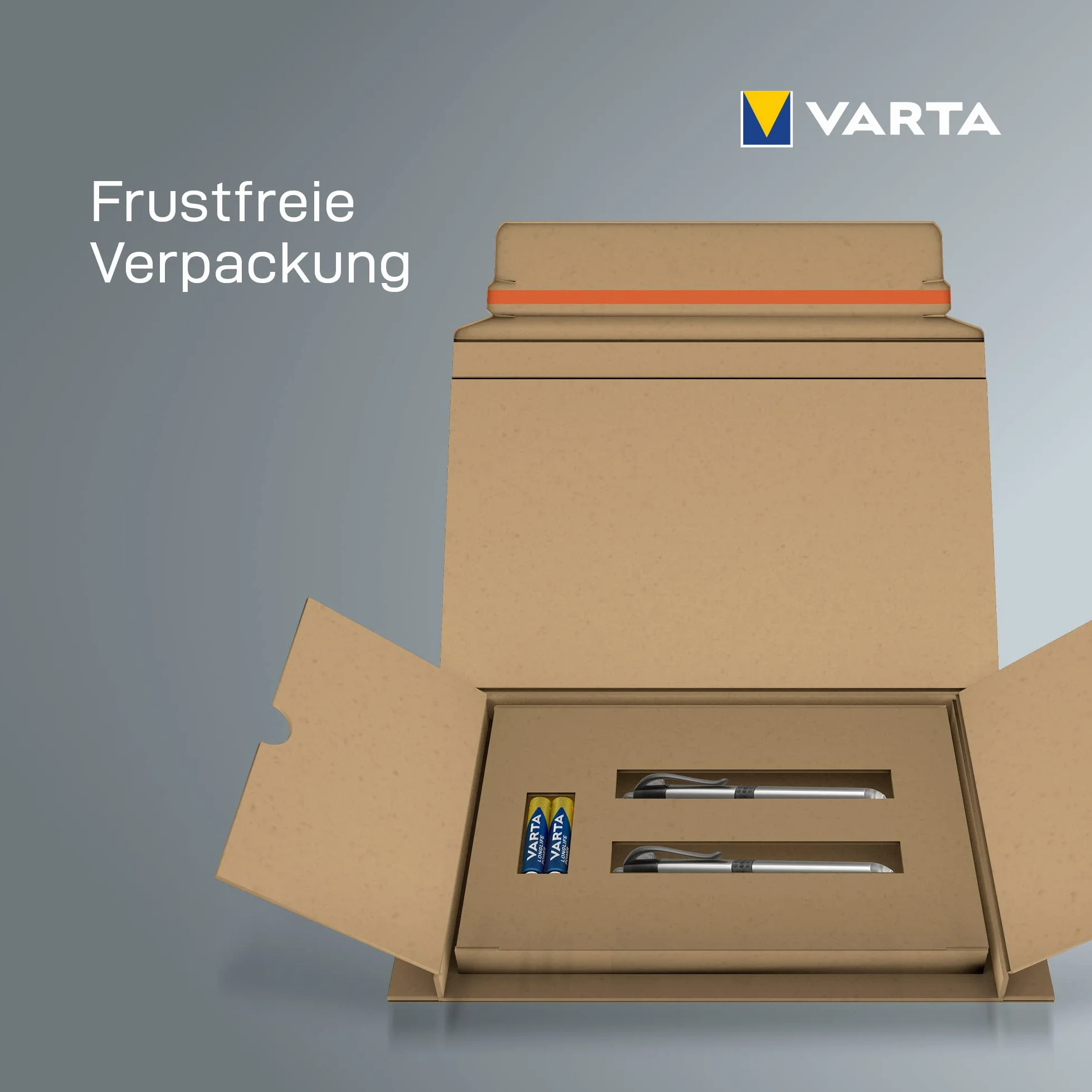 VARTA Lampa diagnostyczna LED dwupak, Pen Light, bateria AAA