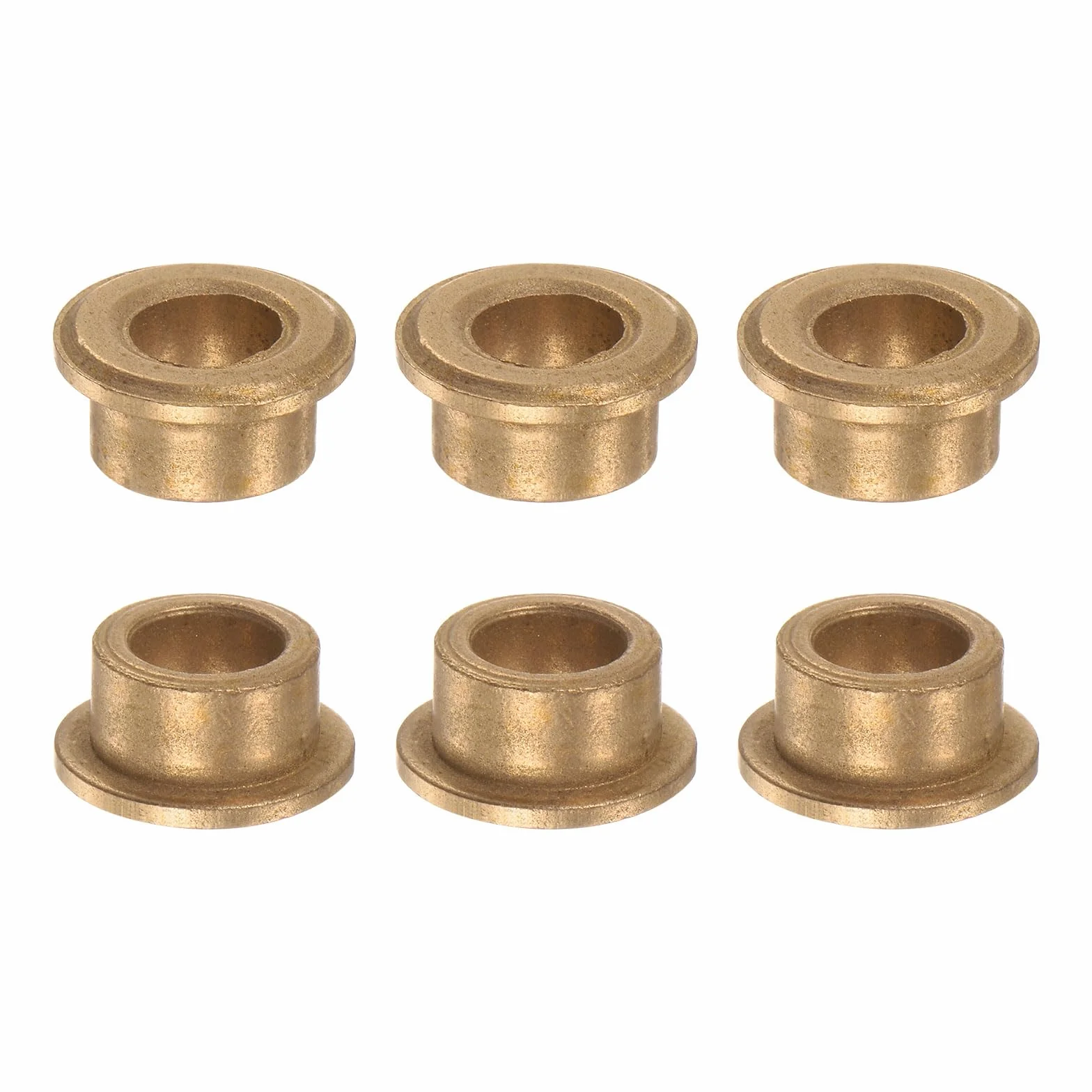 QUARKZMAN Tuleja Kołnierz 8mm Średnica 12mm OD 2mm Grubość Brąz Samo-Smarujące