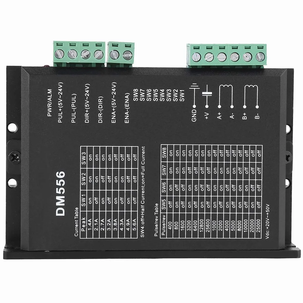 DM542 M542 dla 2 Phase 1 4.2A 20 do 50V DC CNC Micro Stepping Cyfrowy Sterownik Silnika Krokowego
