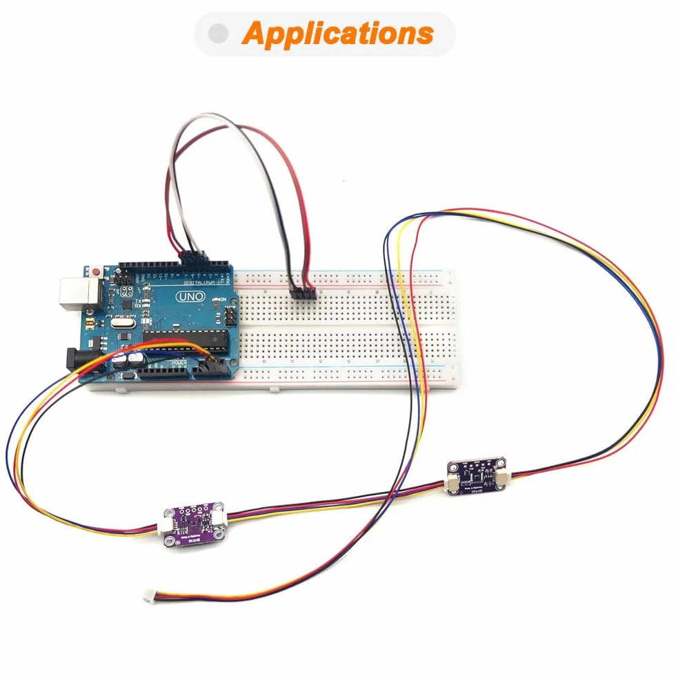 Zestaw kabli Qwiic I2C Stemma QT SparkFun 4-pin SH1.0 JST 12 sztuk