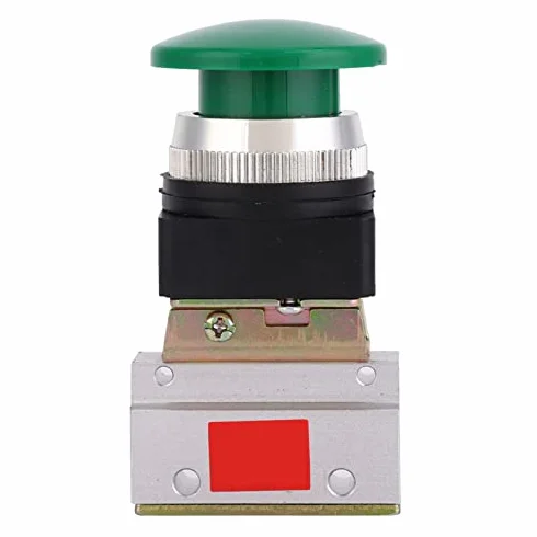 2-pozycyjny 3-drogowy zawór pneumatyczny MOV-03A, G1/8" PT, mechaniczny przełącznik ciśnieniowy, grzybkowy zawór powietrza do systemów pneumatycznych