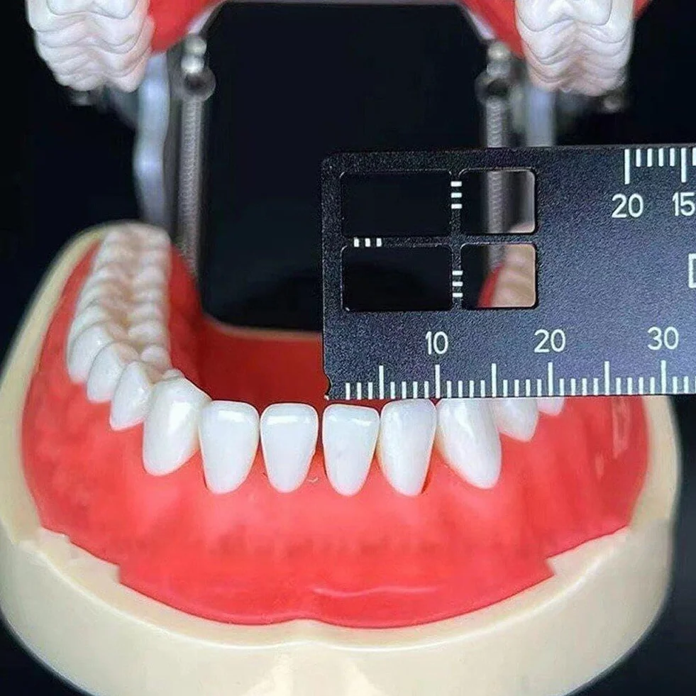 Endodontic Span Measure Scale Dwustronna linijka pomiarowa Narzędzie dentystyczne