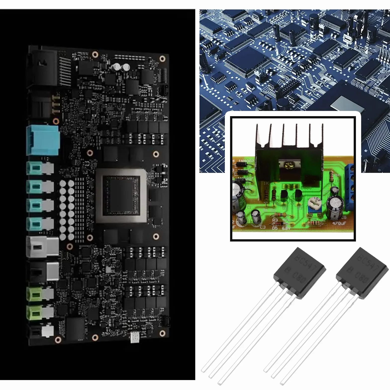 200 szt. BC547 TO-92 NPN tranzystor 0,1 A 45 V do elektronicznego projektu DIY panel słoneczny ładowarka obwód rozwoju produktu zasilanie przełączające