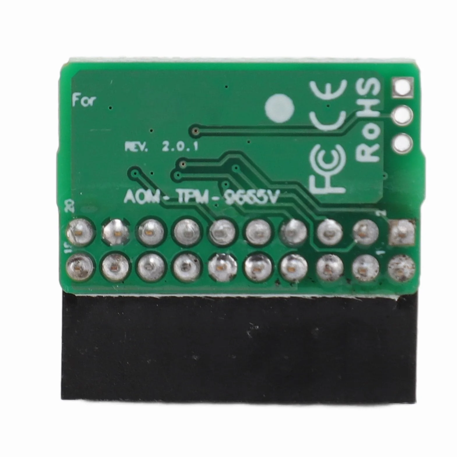 Moduł TPM2.0 Moduł LPC 20Pin dla SuperMicro AOM TPM 9665V TCG 2.0, Wymienny moduł Bezpieczeństwa TPM 2.0, łatwa Instalacja, Konstrukcja Pionowa