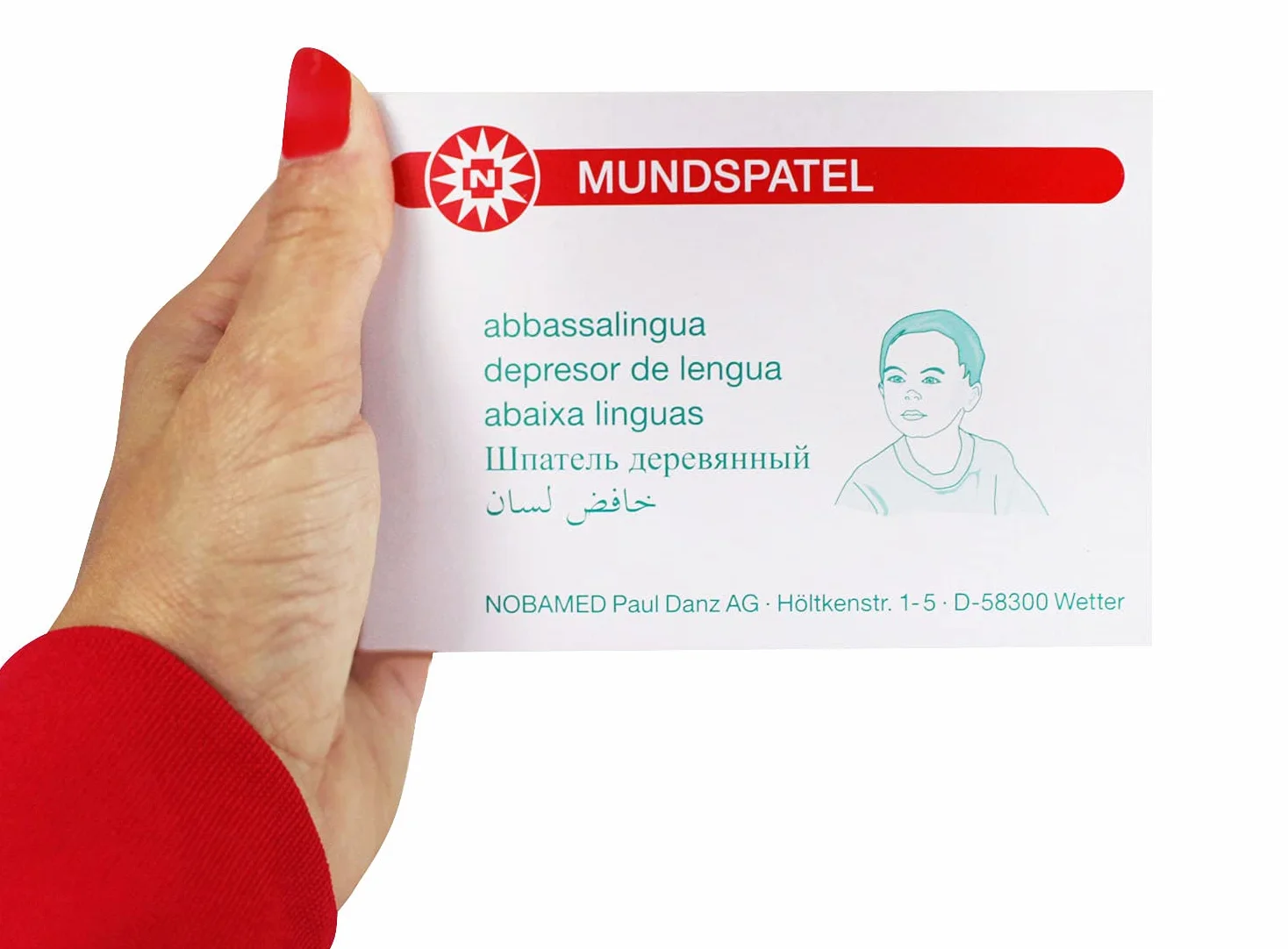 Noba Verbandmittel drewniane szpatułki 100 sztuk różne rozmiary 150 x 18 mm