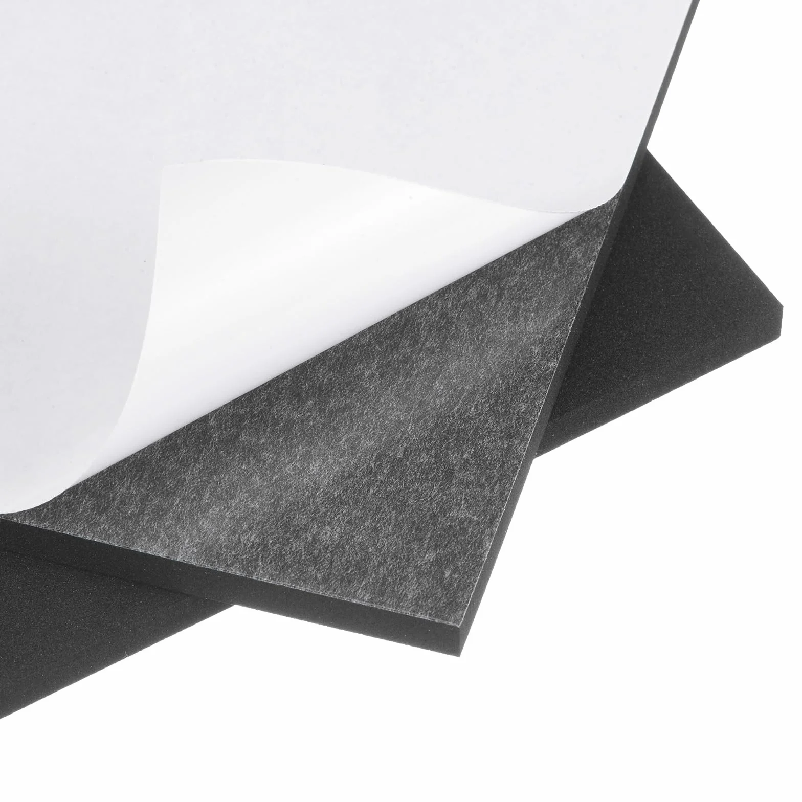QUARKZMAN 6 arkuszy pianki samoprzylepnej o grubości 1/4 cala x 10 cm długości, kwadratowe, samoprzylepne, antypoślizgowe, podkładki antywibracyjne
