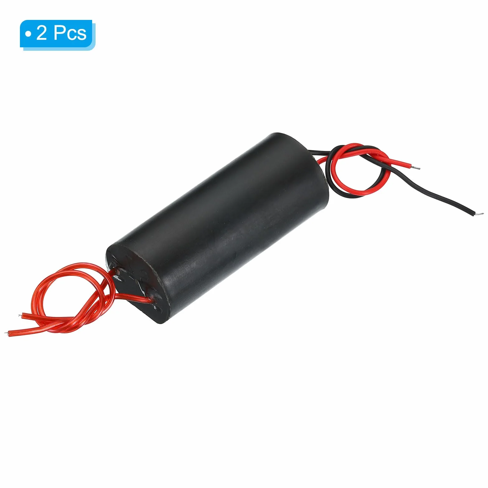 PATIKIL Generator wysokiego napięcia, 2 szt. DC 3-6 V 400 kV, wzmacniający moduł zasilania, transformator napięcia do transformacji eksperymentu naukowego, czarny