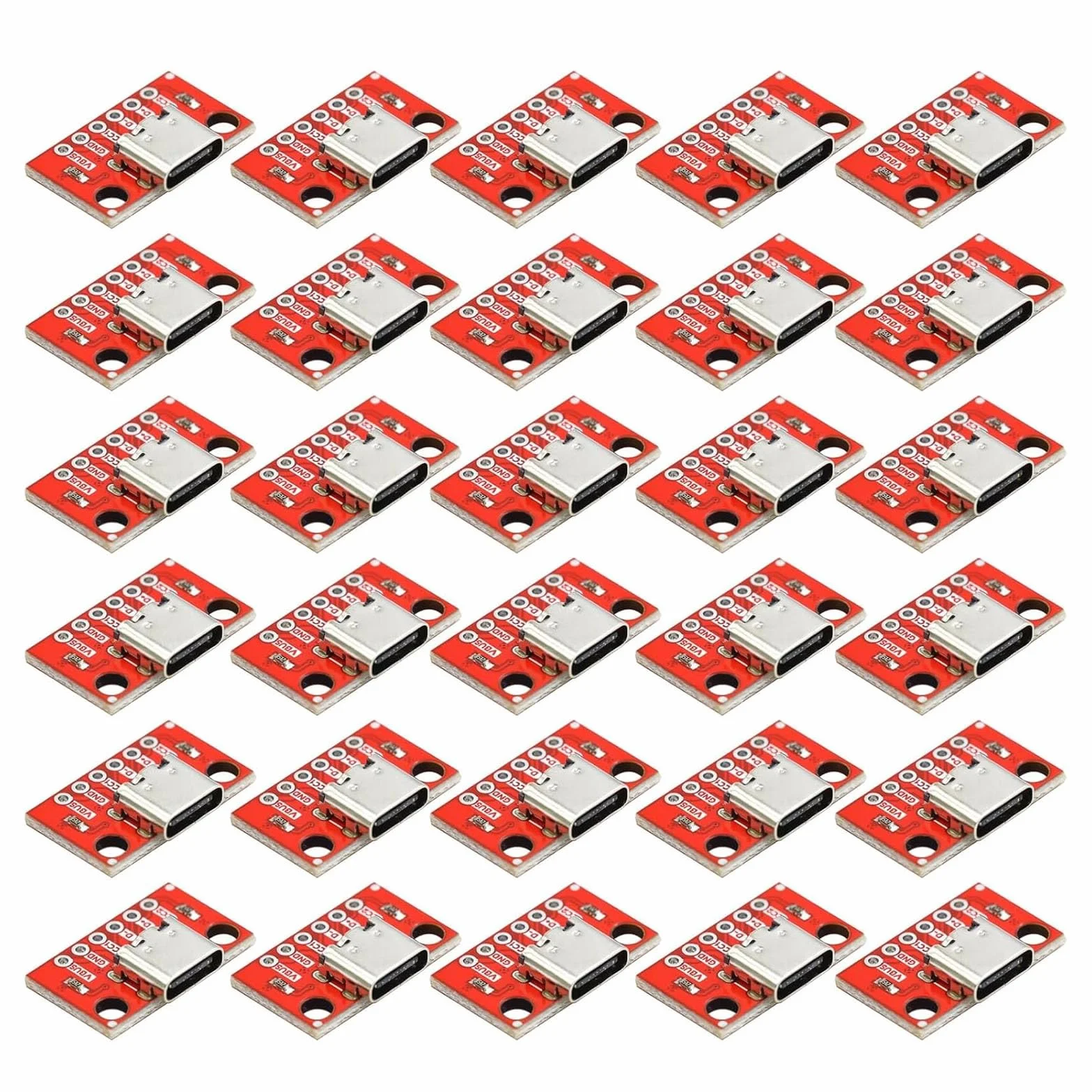 USB C Breakout Board szeregowe złącze breakout żeńska karta konwersji, USB typu C żeńska płytka PCB (20)