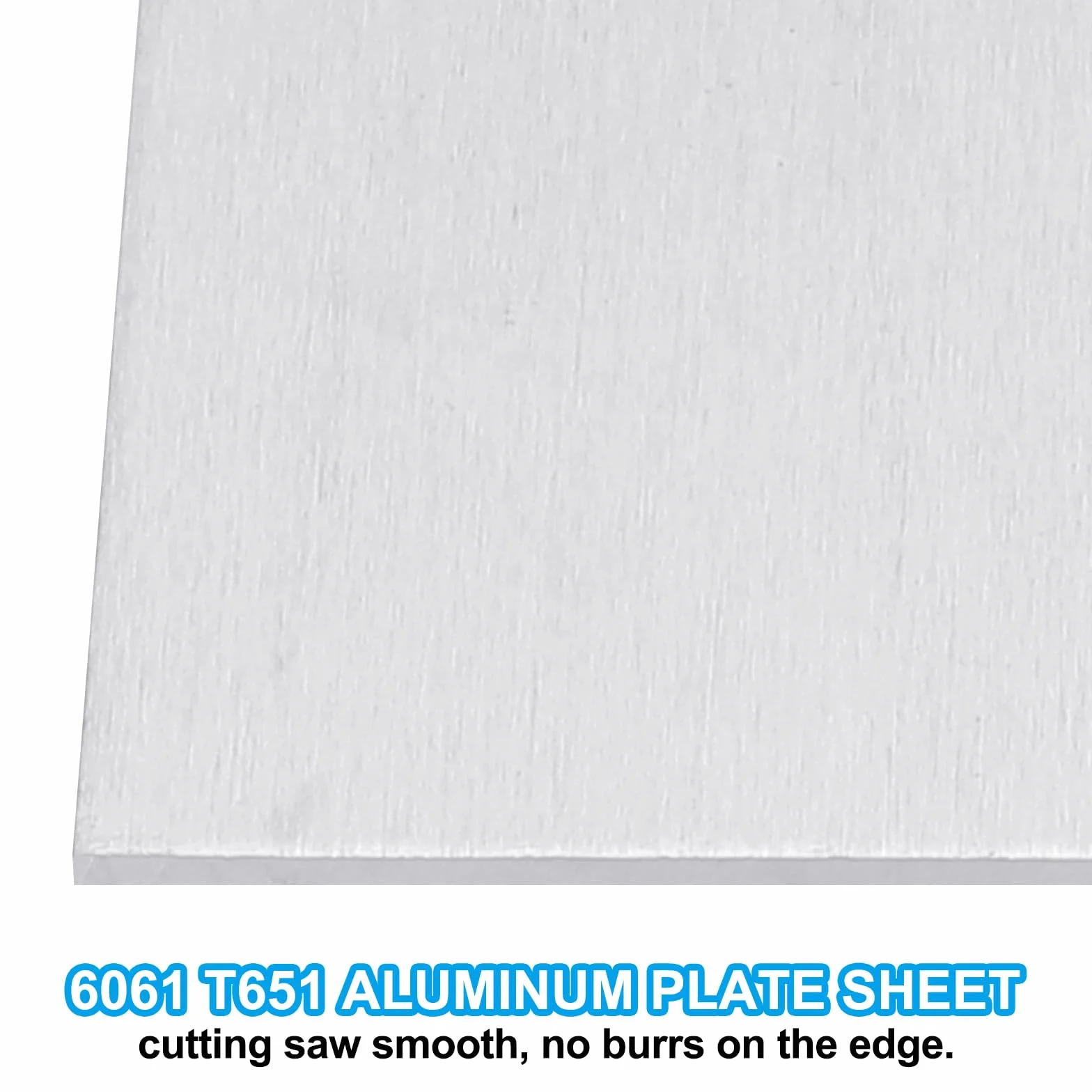 PATIKIL 6061 blacha aluminiowa T651 4 x 1,97 x 1/25,4 cala 3 sztuki płaskich aluminiowych płyt aluminiowych z folią ochronną, prostokąt termiczny 1 mm, do rzemiosła przemysłowego