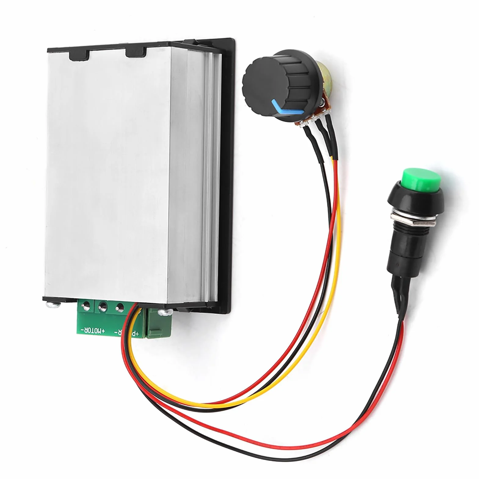 Estink Regulator Prędkości PWM DC z Wyświetlaczem LED, 6-60V 12V 24V 36V 48V 30A, Cyfrowy Kontroler Silnika