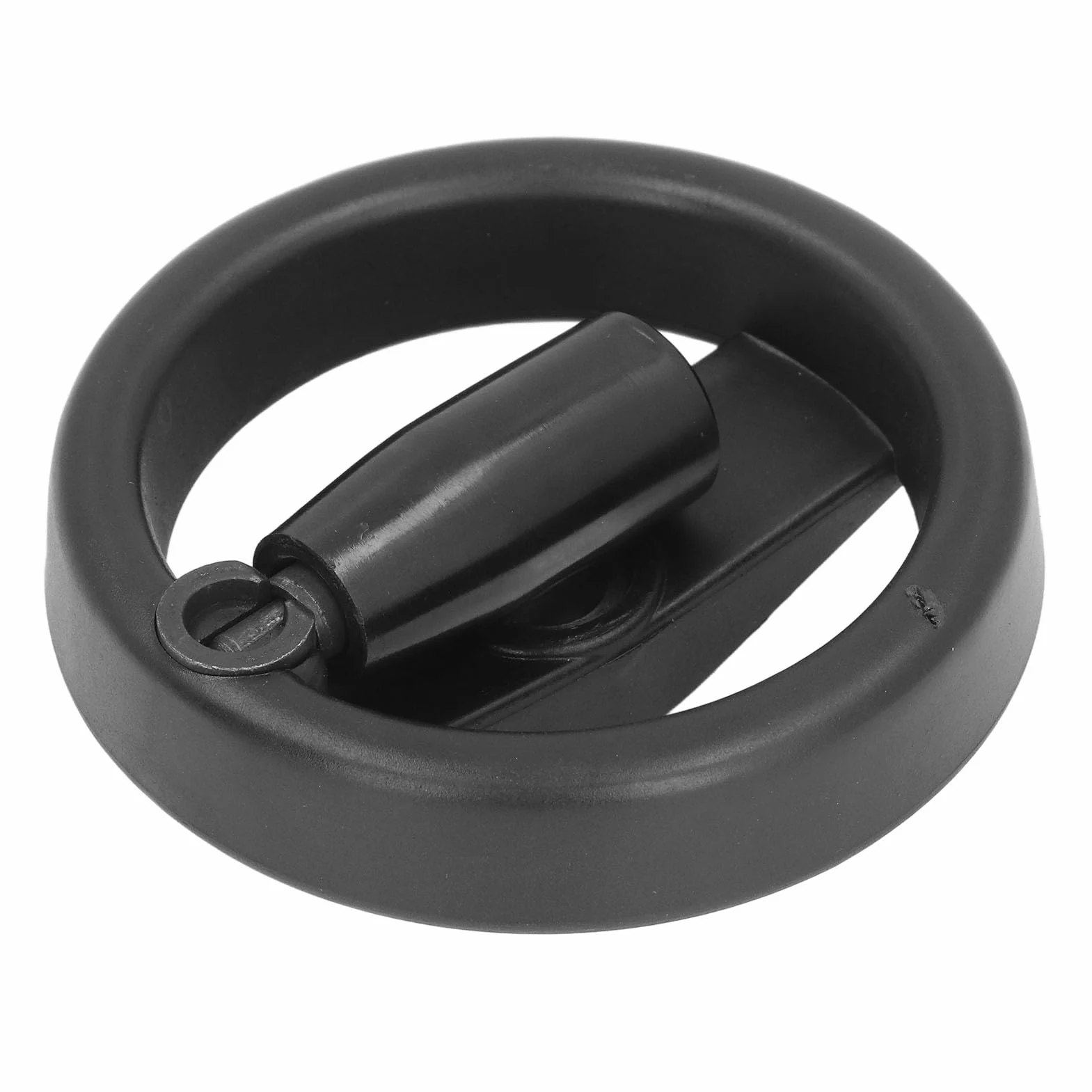 Okrągłe Koło Ręczne 12x100mm z Obrotowym Uchwytem do Wiertarki Tokarki