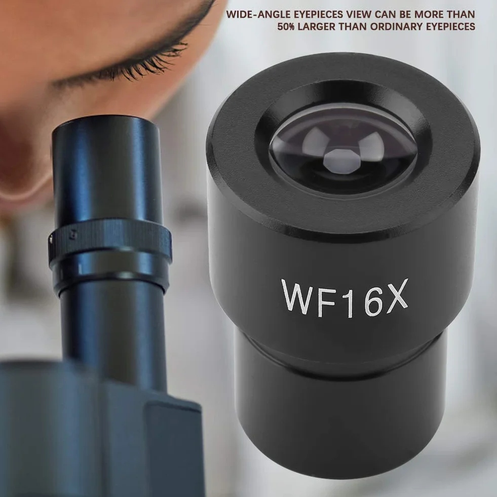 WF16X Mikroskop Okular Stereomikroskop 23,2mm Optische Linse Ersatz