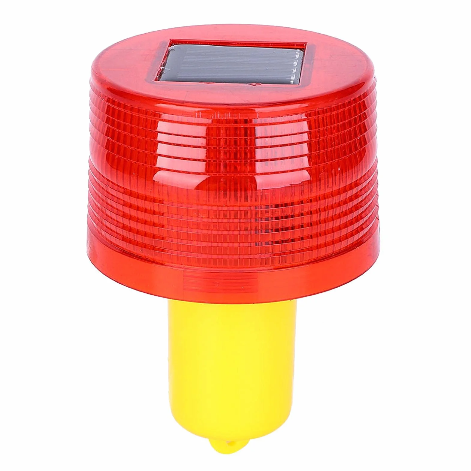 Solarna lampa ostrzegawcza LED 300A plastikowa czerwone światło do dróg