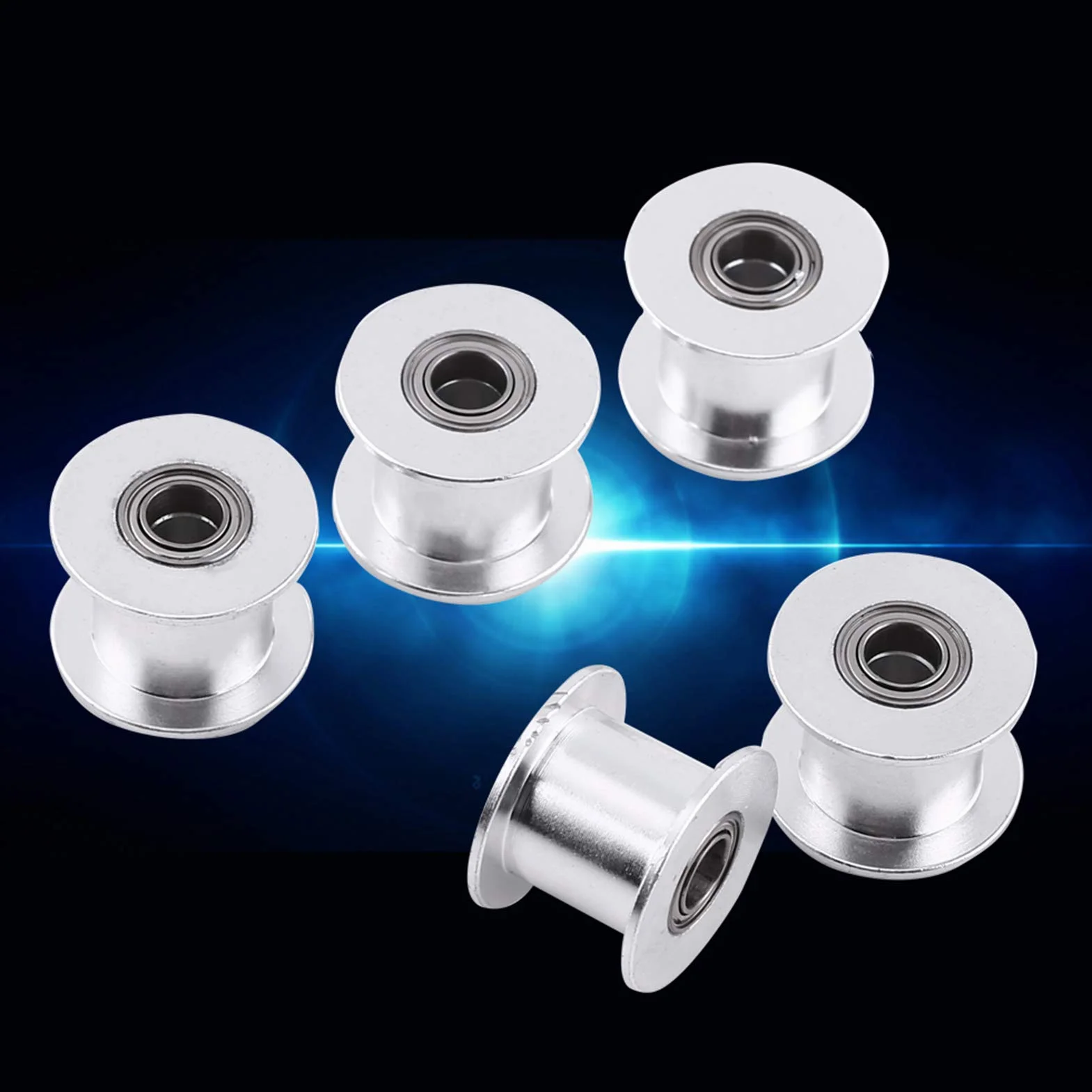 5 sztuk 2GT 20 zębów pasek rozrządu koło pasowe luźne szerokość paska 10MM 5mm otwór bez zębów do drukarki 3D