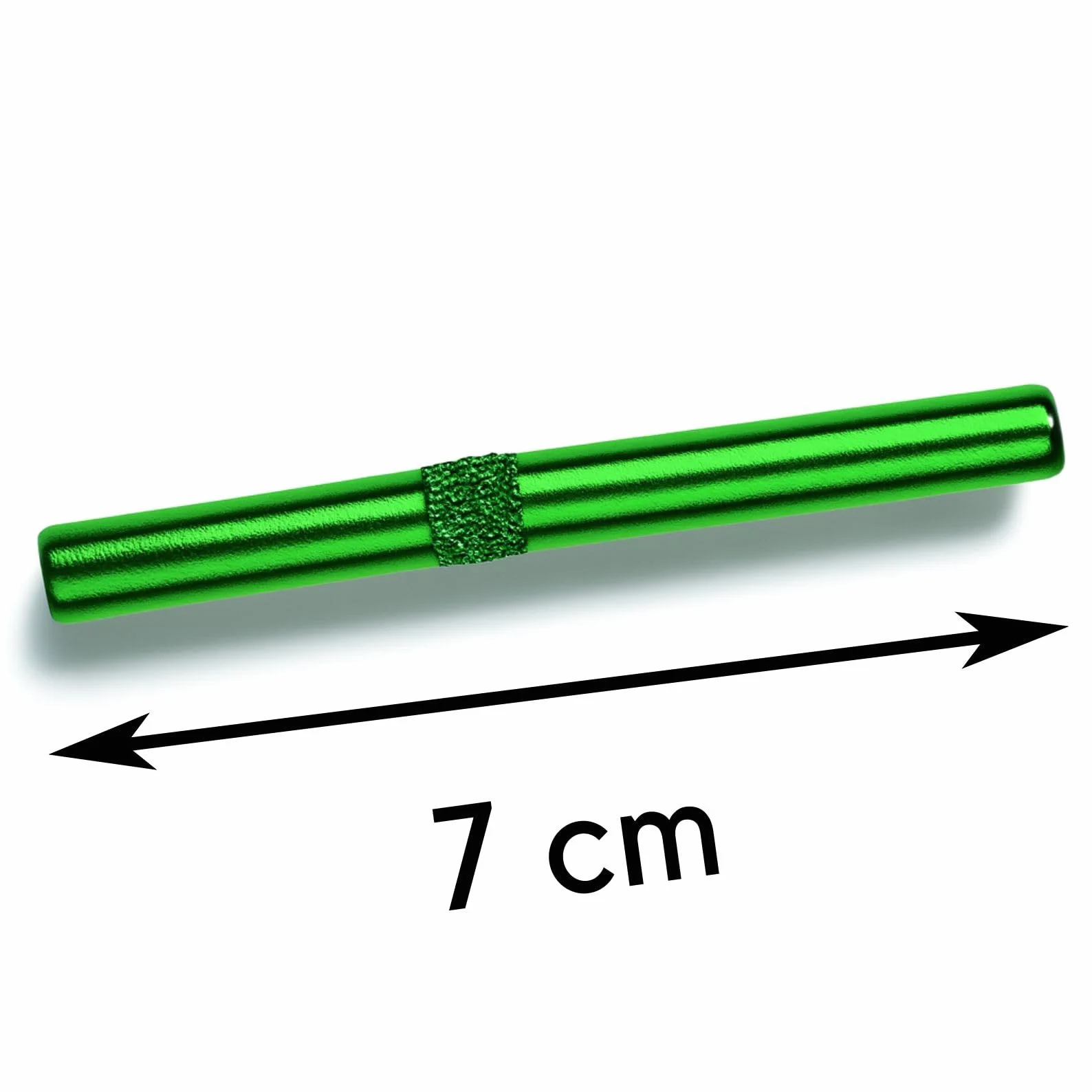 Weedness RVS rura 70 mm długa 4 mm Zielona - Rura do wciągania Rura nosowa Akcesorium do wciągania