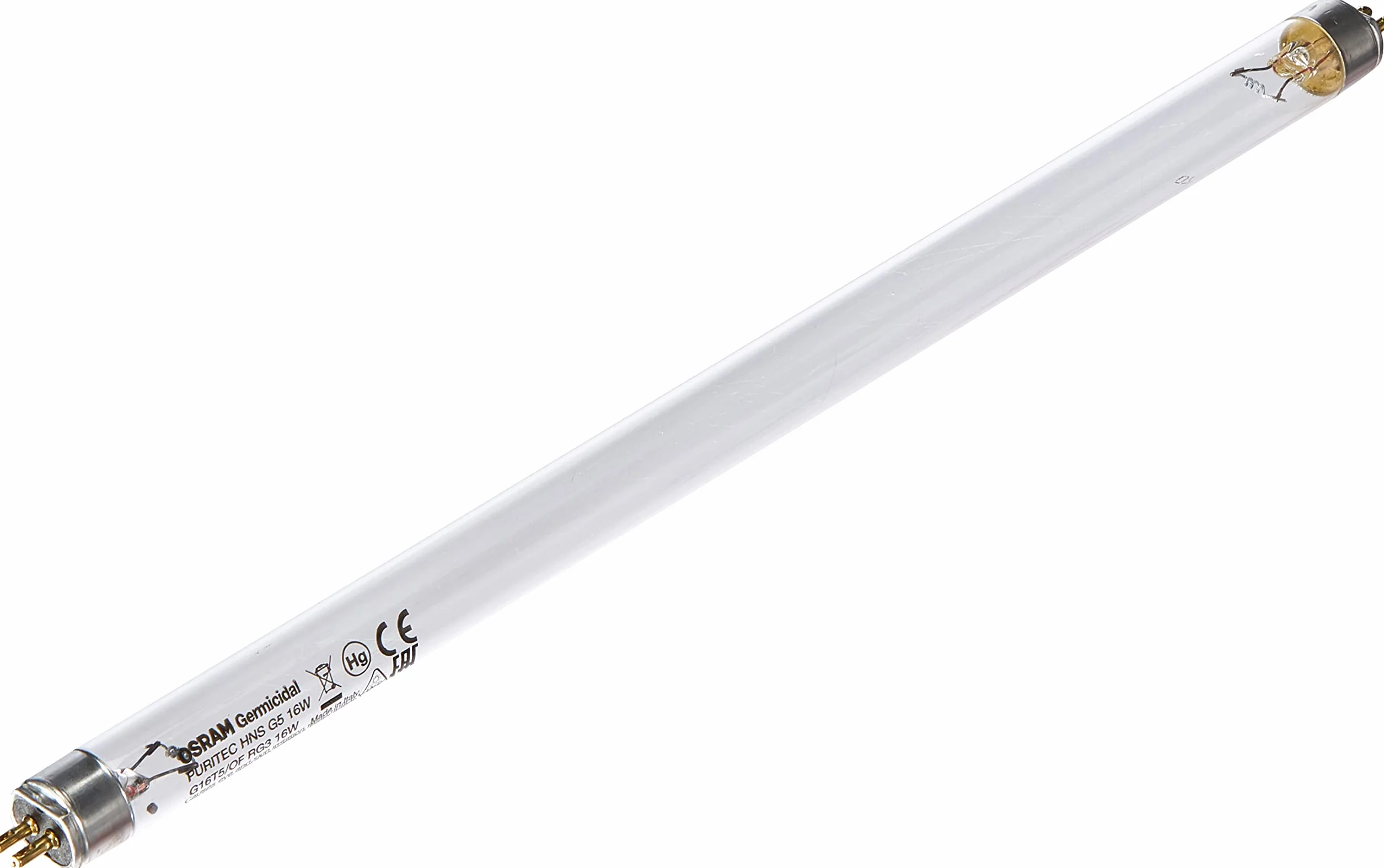 Osram Puritec HNS 16 W G5, świetlówka, sterylizacja UV, lampa dezynfekująca UV, reflektor ultrafioletowy, powietrze, sterylizacja wody i powierzchni