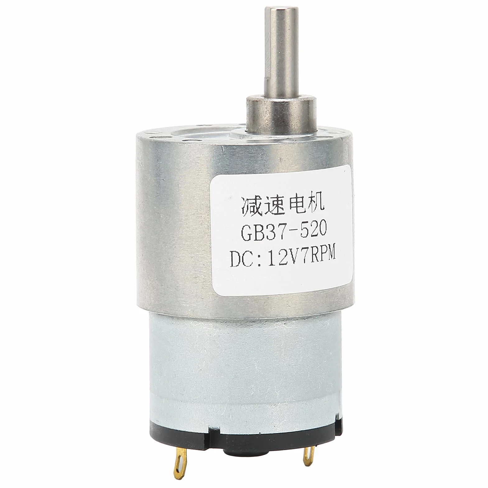 Silnik z Przekładnią DC 12V 7RPM Mikro Redukcja Prędkości Pojedynczy Wał Samoblokujący Odwracalny Silnik z Przekładnią ślimakową Silnik Turbinowy Silnik z Mikroredukcją Akcesoria do Maszyn Przekładnio