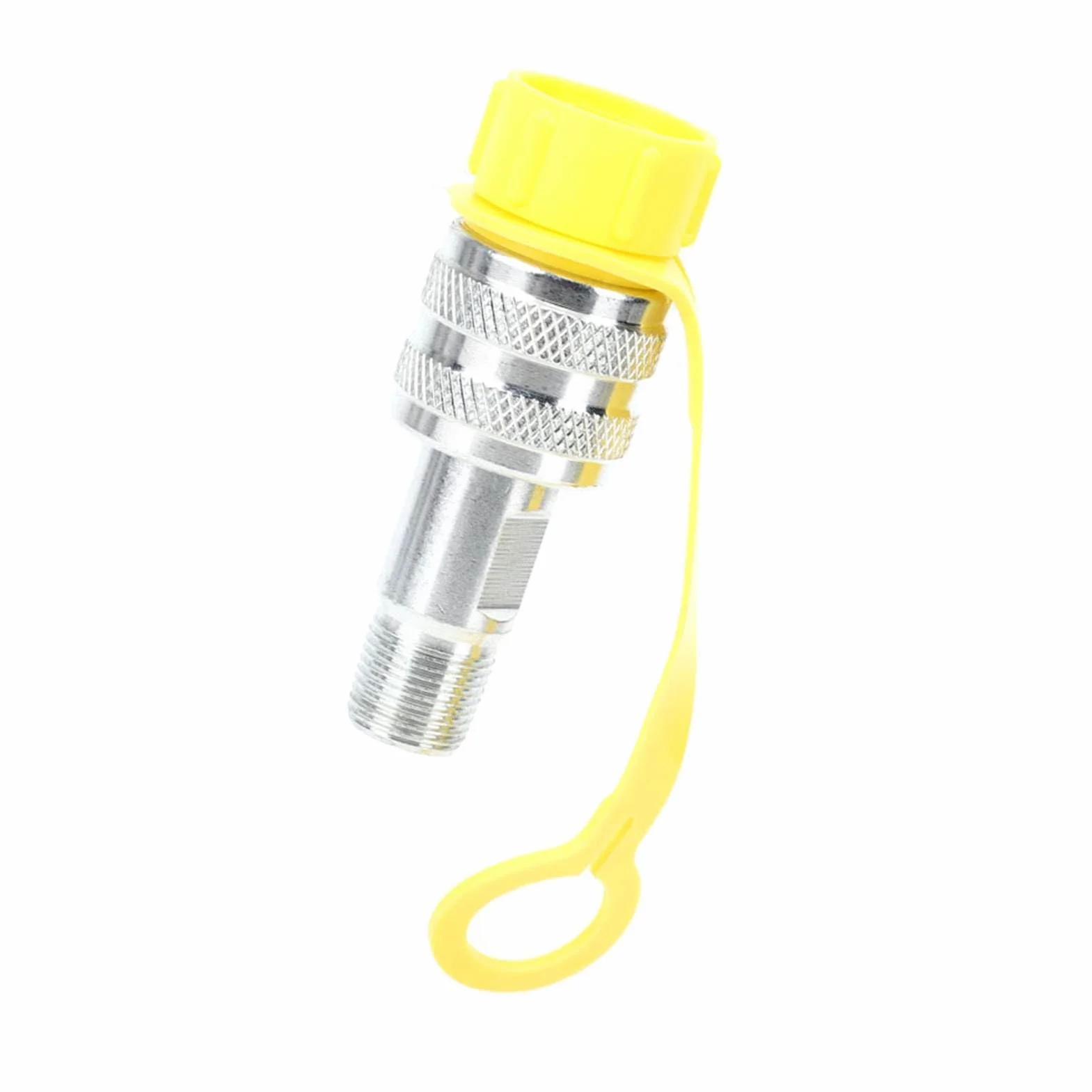 Szybkozłączki Hydrauliczne Gwint Zg 3/8 Zestaw Sprzęgieł Męskich i Żeńskich Żółty