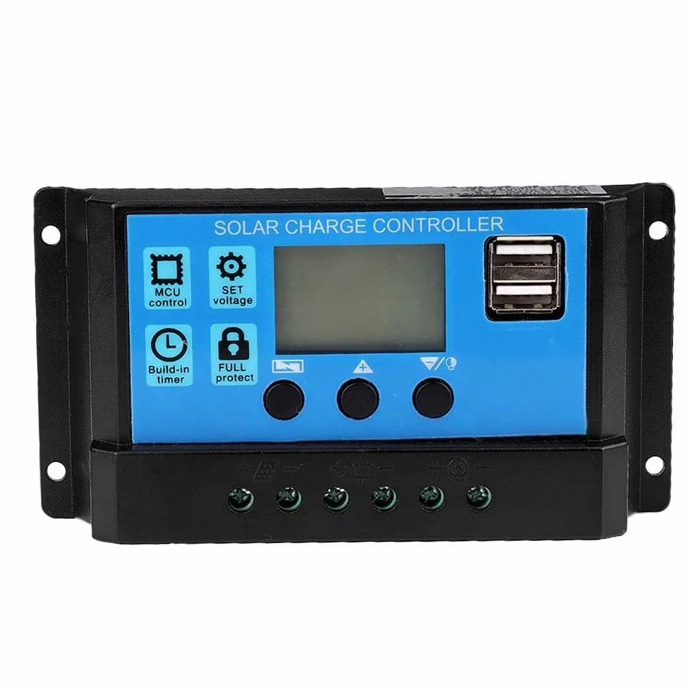 Sterownik PWM 60A 12V 24V Automatyczny regulator ładowania słonecznego z autofokusem (40A)