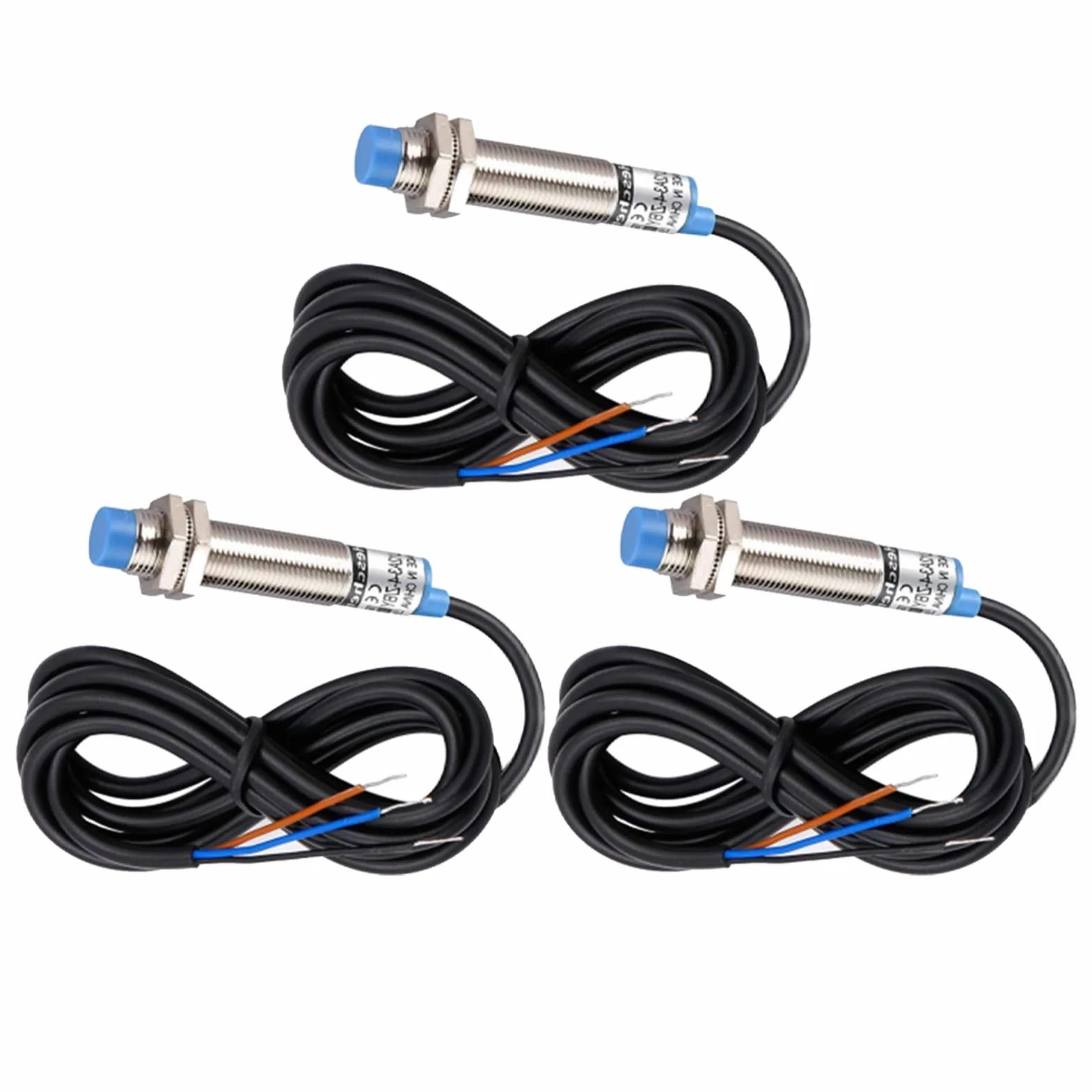 M8 indukcyjny czujnik zbliżeniowy LJ8A3-2-Z/BX 2 mm 12-24 V DC 200 mA NPN 3 przewody