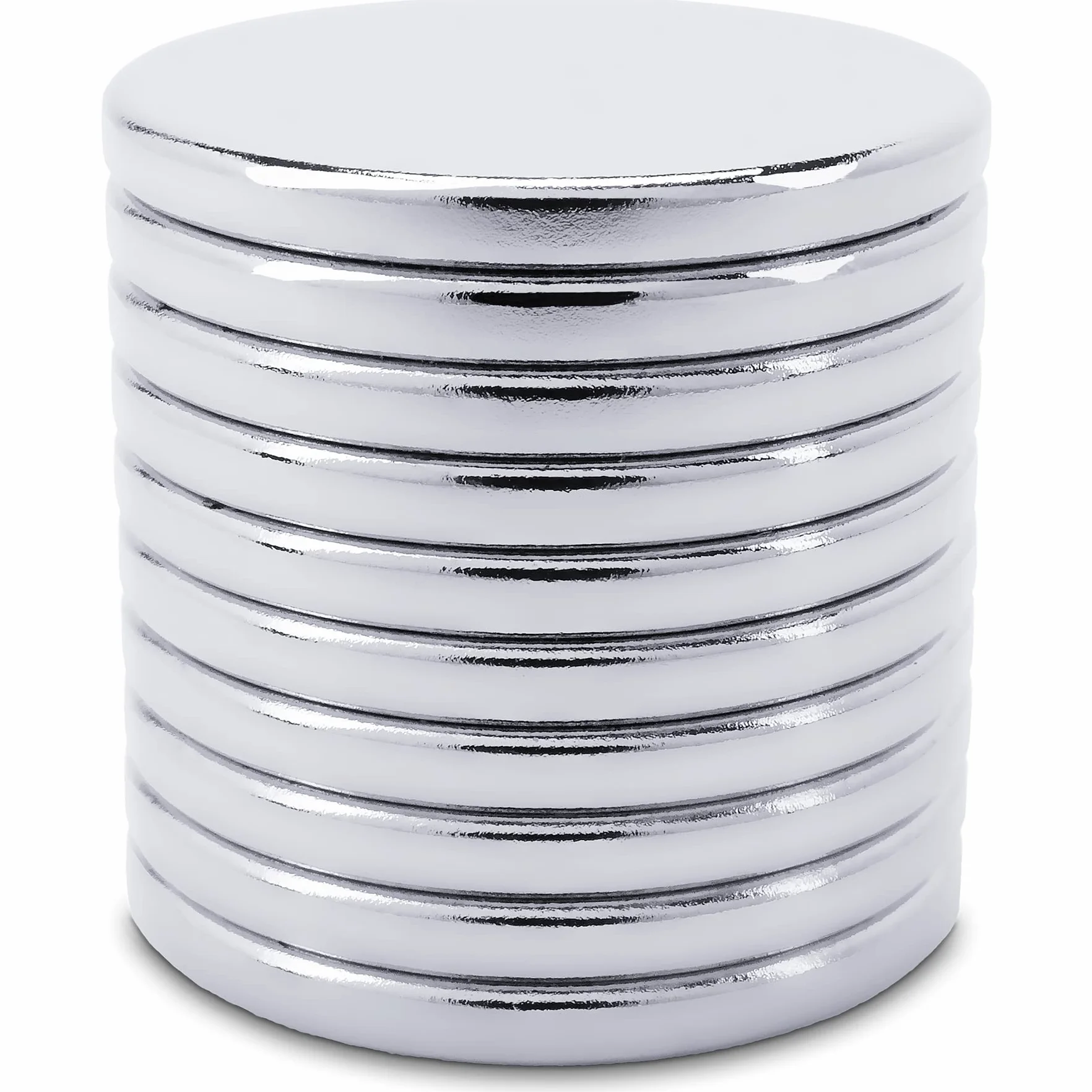 Sensei 10 sztuk Magnes neodymowy okrągły 20x2 mm, bardzo mocne małe magnesy tarczowe do tablicy magnetycznej, magnesy na lodówkę