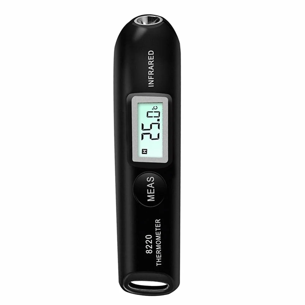 Mini termometr na podczerwień z ekranem LCD, przenośny rysik do bezdotykowych testów, wybór stopni Celsjusza/Fahrenheita (1)