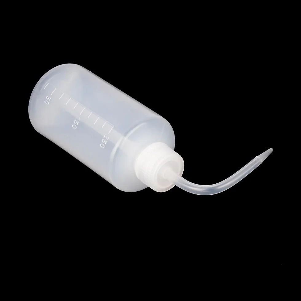 Butelka do mycia LDPE z wąskim otworem 250 ml 2 sztuki