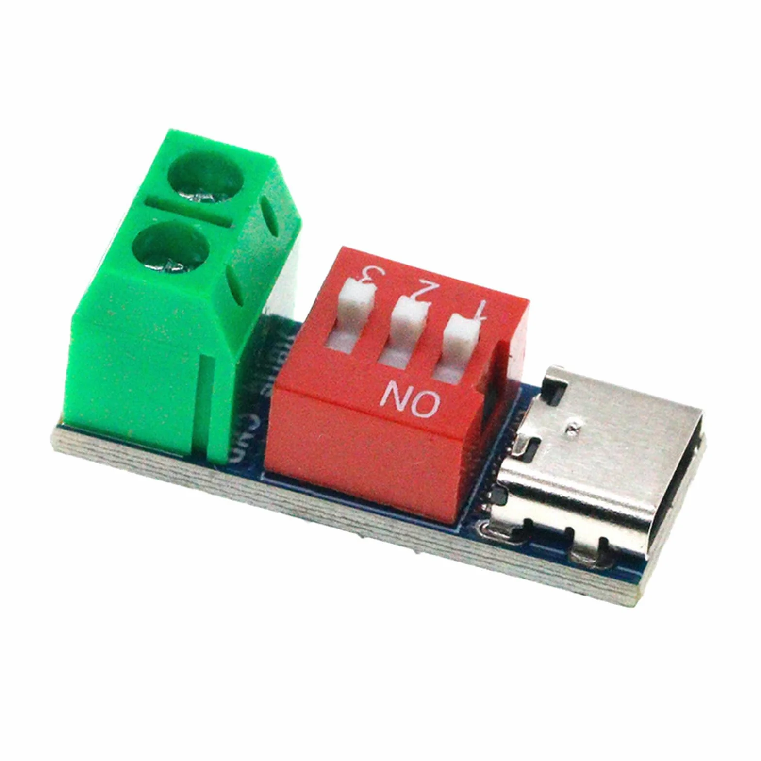 5 sztuk modułów sterujących USB C PD PD/QC Decoy Board, regulowane napięcie 5/9/12/15/20 V, 100 W, regulacja DIP, moduł Power Delivery Boost, szybkie ładowanie