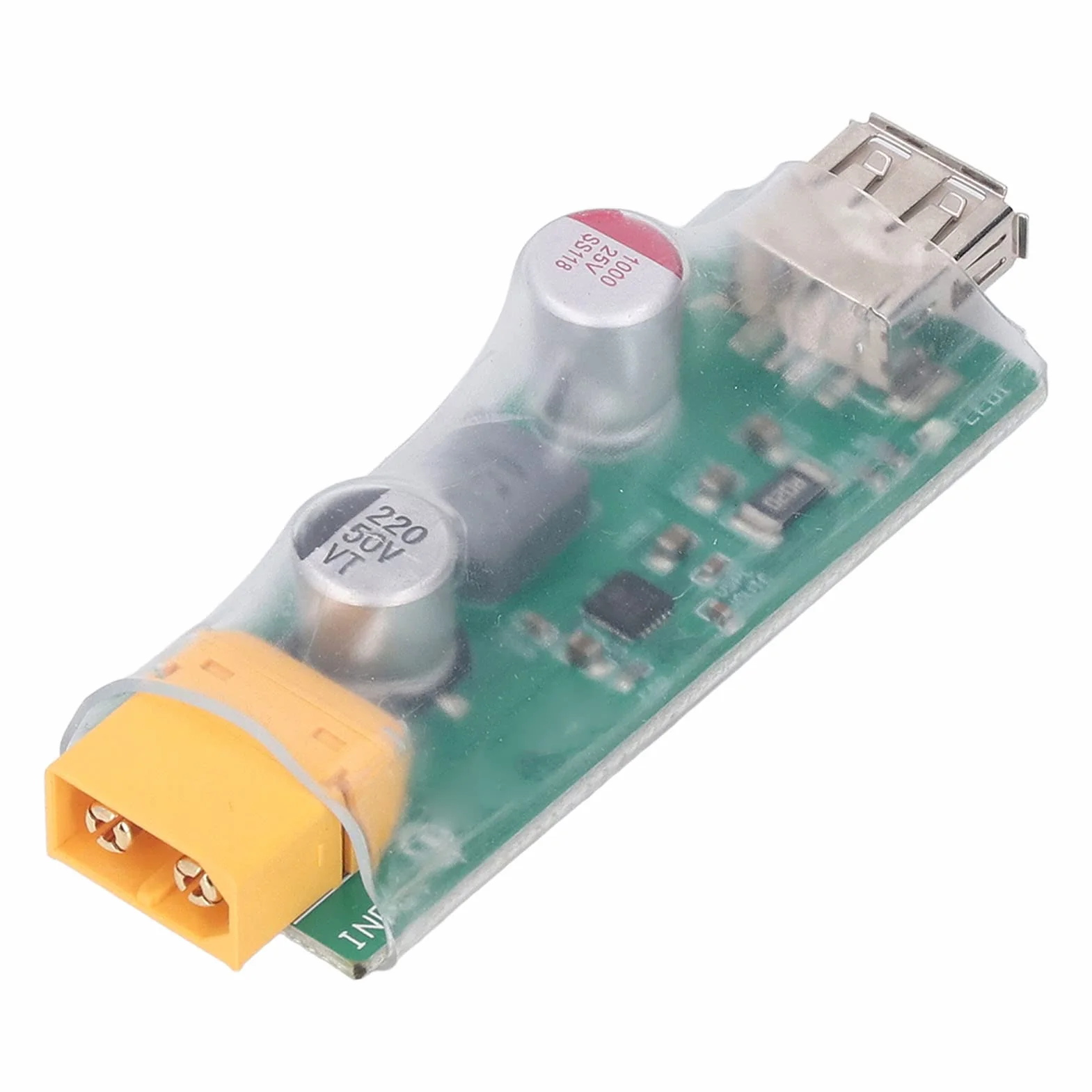 Konwerter ładowania XT60 na USB Multi Protection 3 Interfejsy PCB Moduł Konwersji